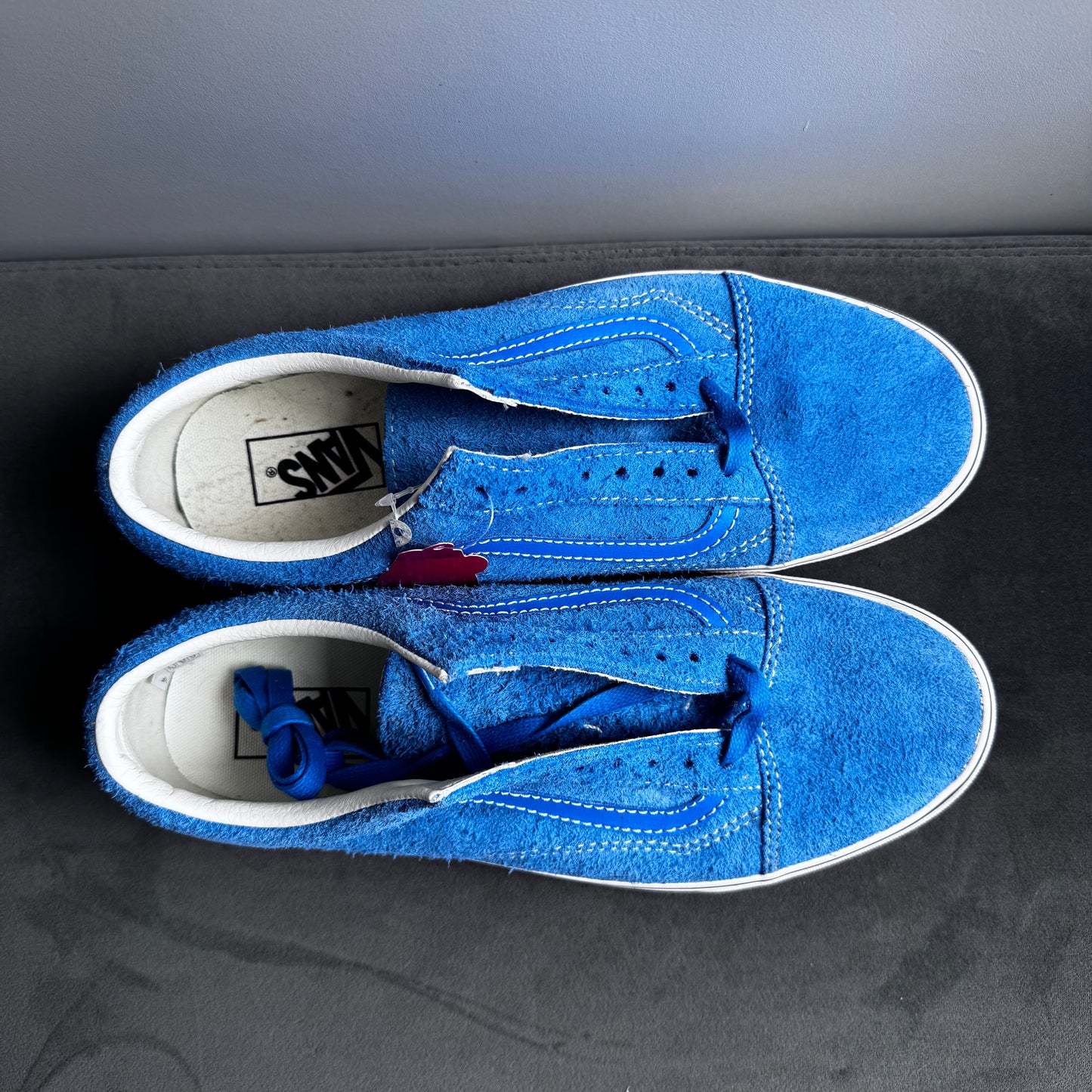 Vans Old Skool Low Hairy Suede Sneakers Blue