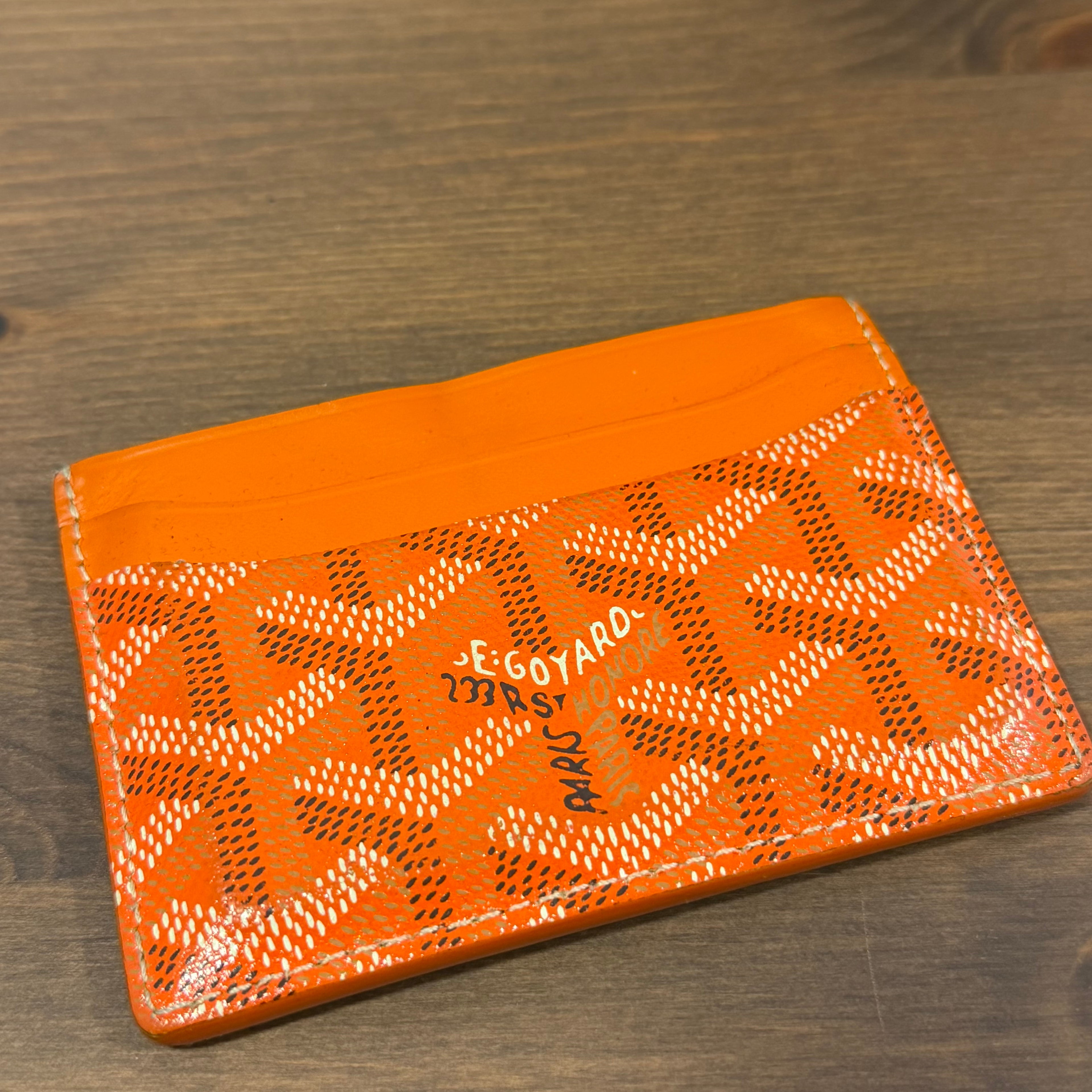 Goyard Saint Sulpice Orange Cardholder
