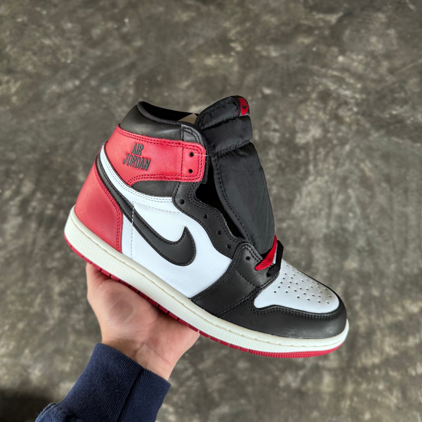 Jordan 1 Retro High OG Black Toe Reimagined