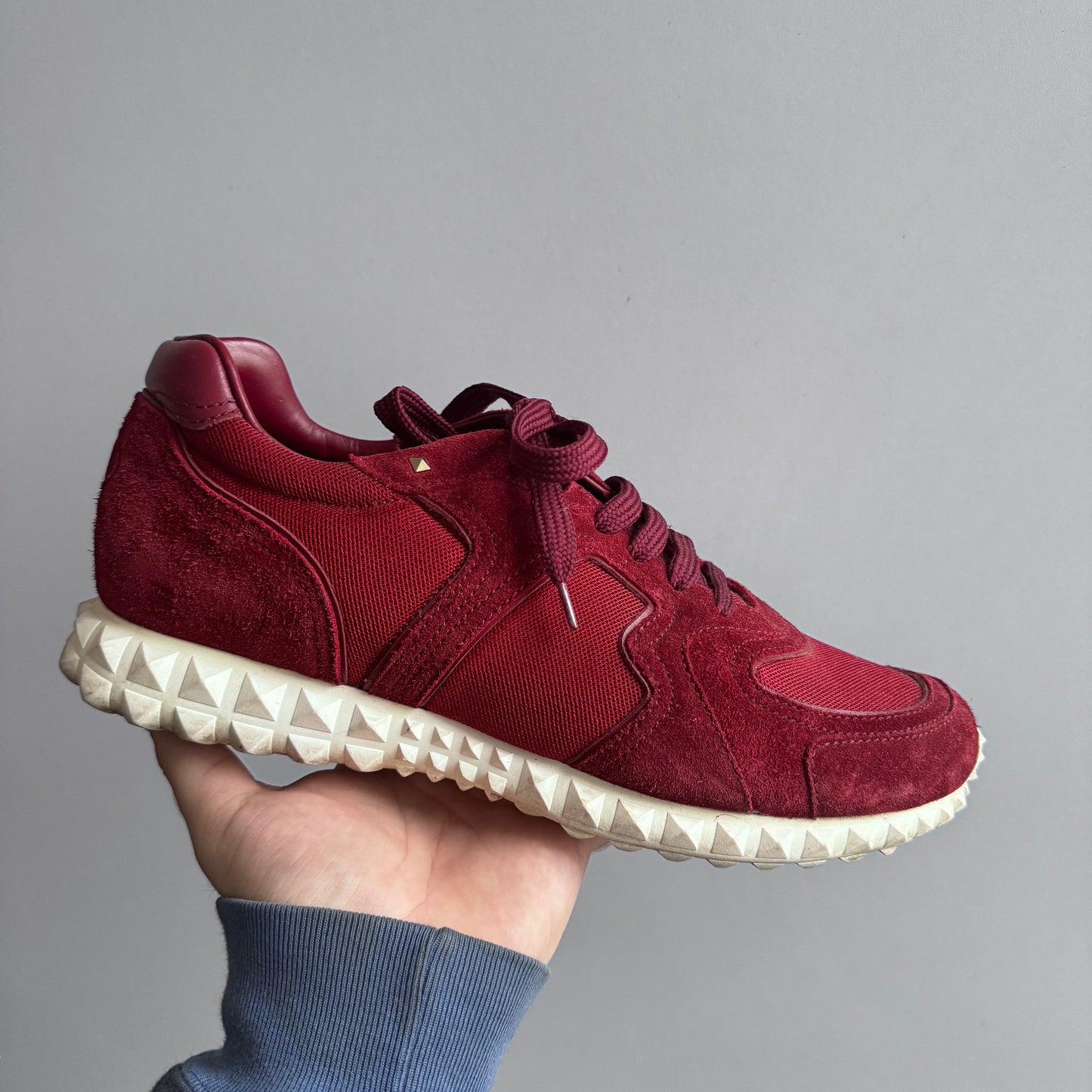 Valentino Garavani Red Suede Sneakers
