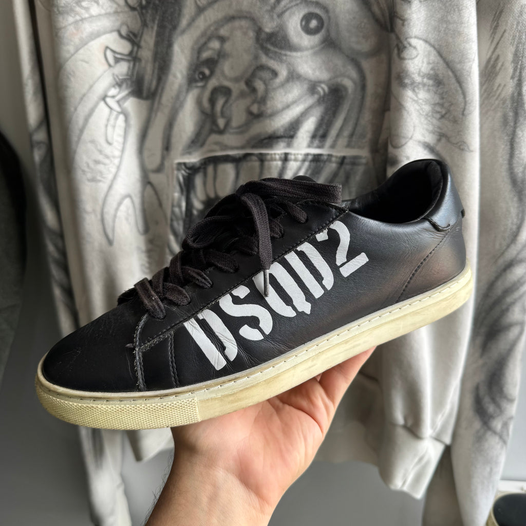 Dsquared2 Leather Low Trainers