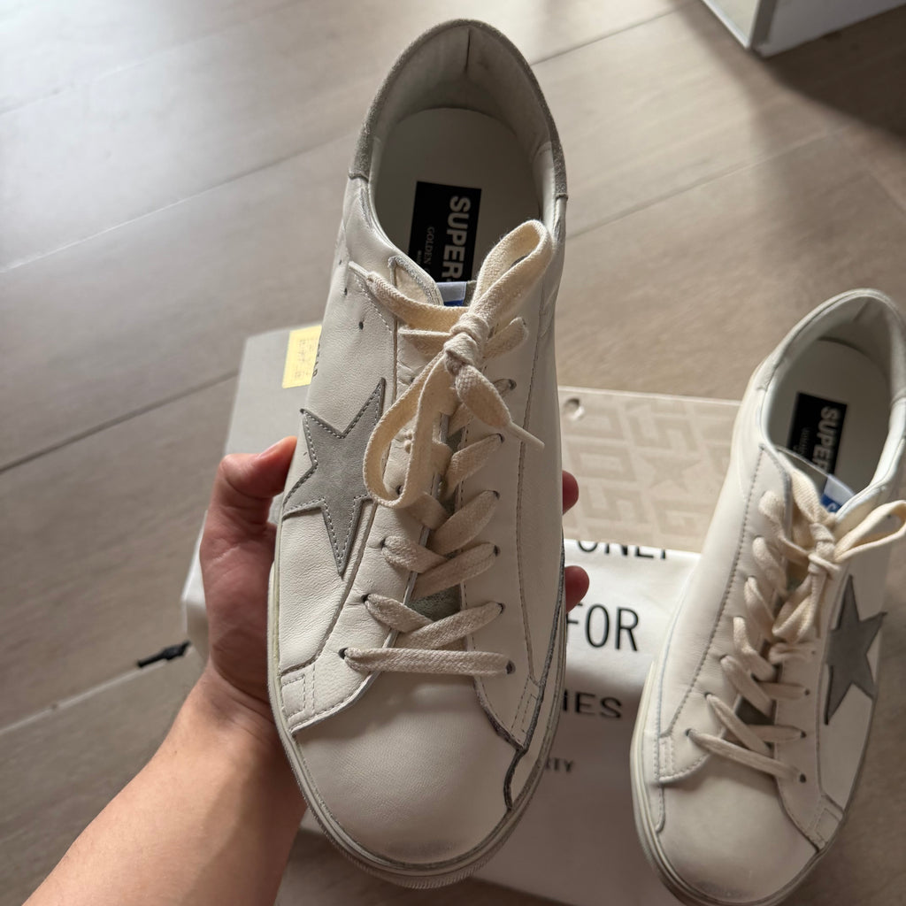 SS25 Golden Goose Superstar White/Grey (44EU)