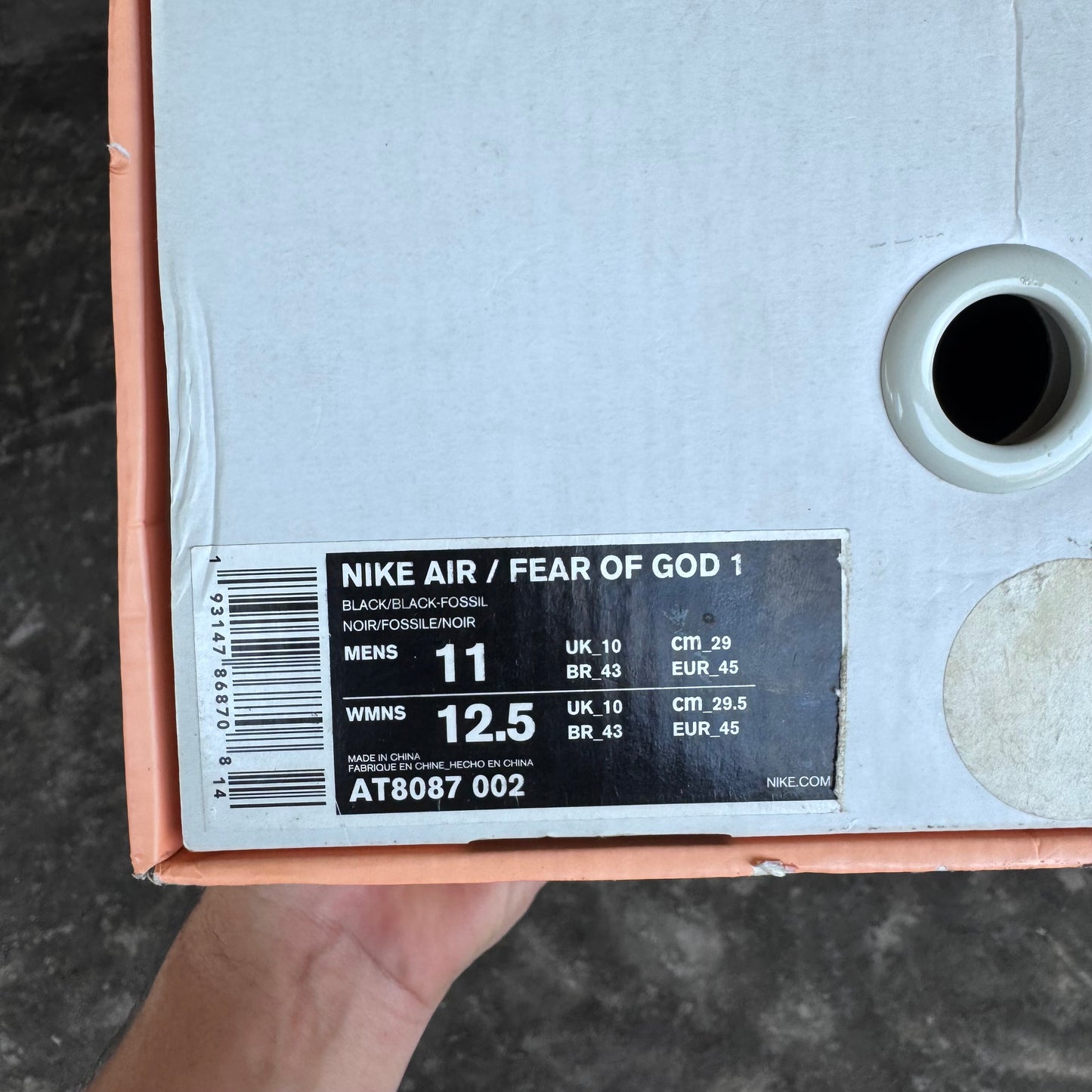 Nike Air 1 x Fear Of God