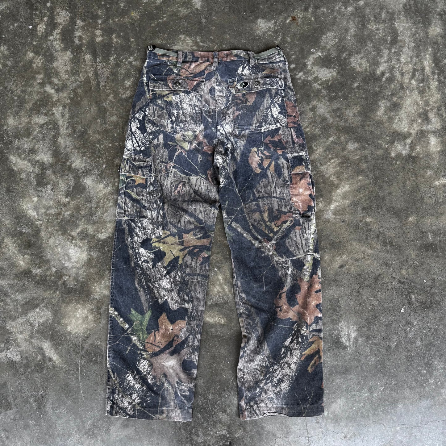 Vintage Faded Mossy Oak Camo Cargo Pants