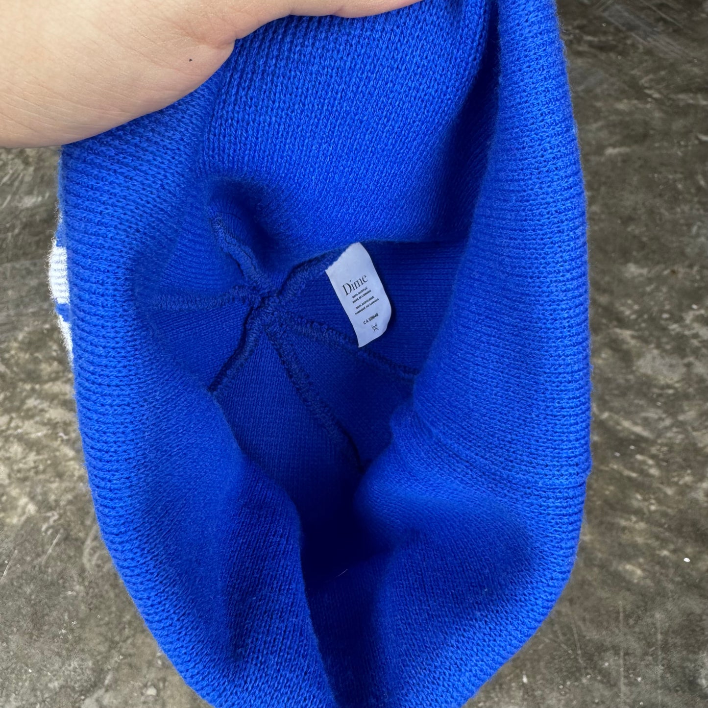Dime Skateboards Blue Beanie