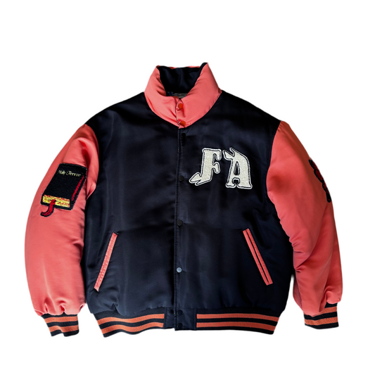 Fucking Awesome Holy Terror Reversible Varsity Puffer Jacket