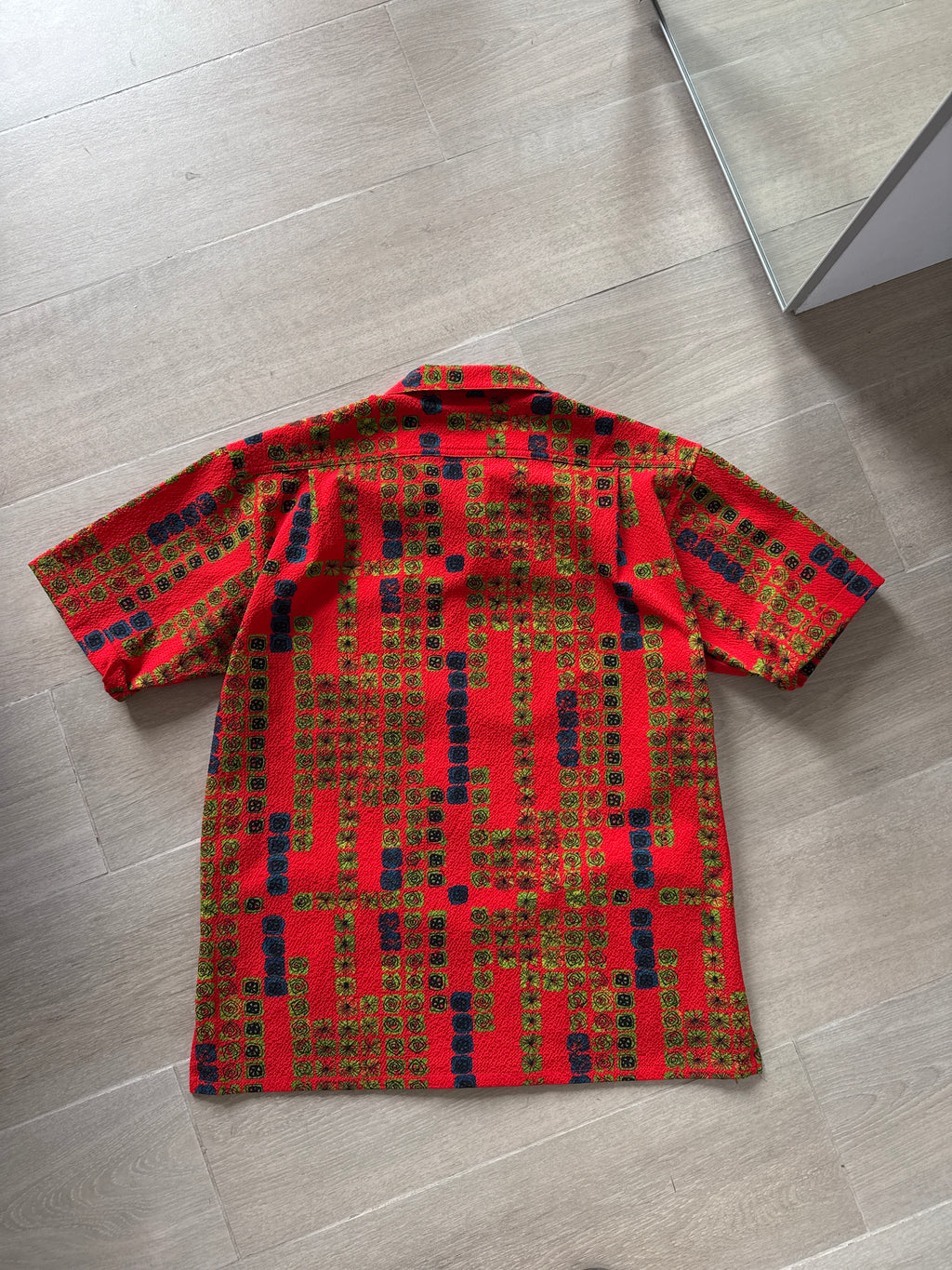 Beams Plus Japón Beach Monogram Shirt