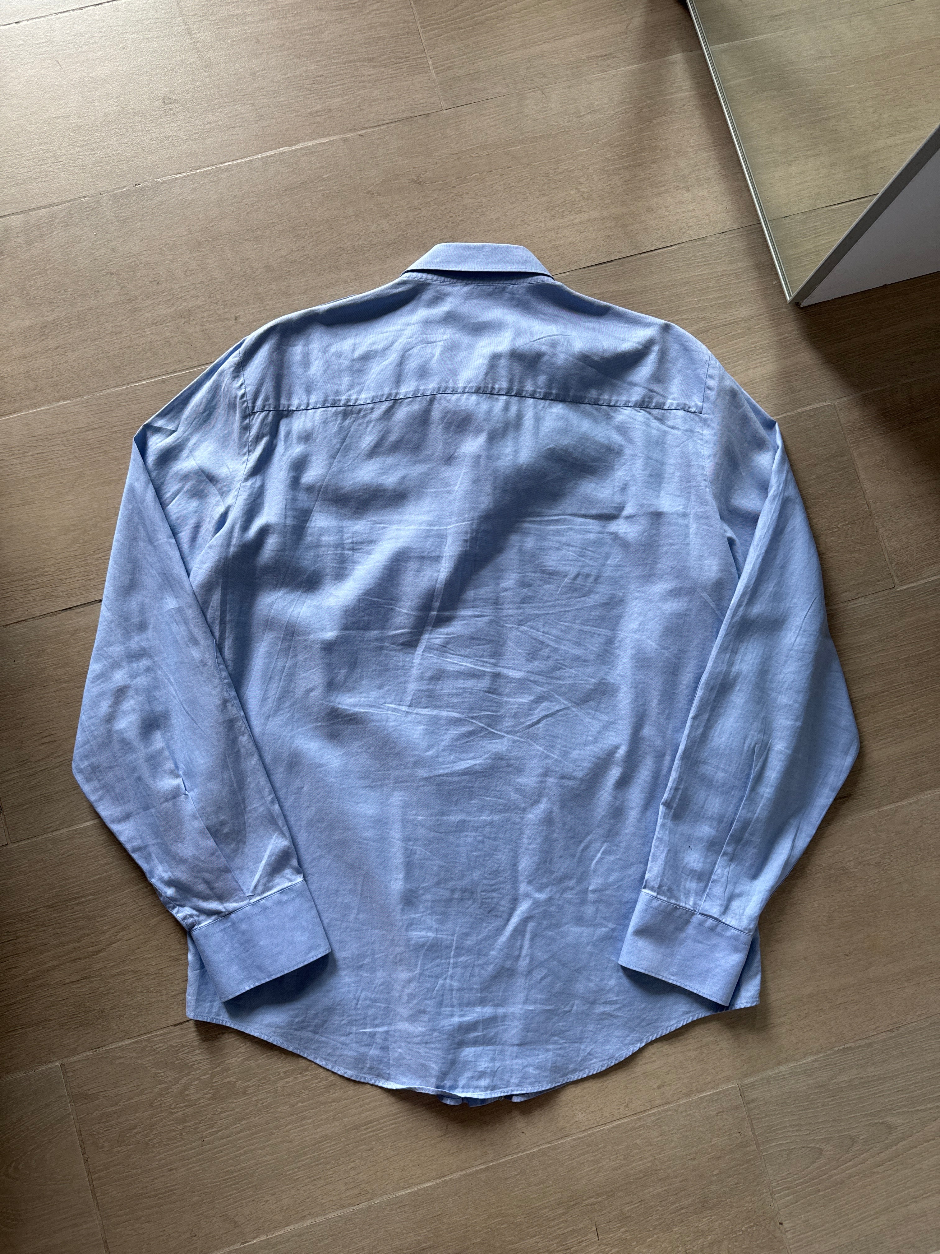 Gucci Embroidered Sheep Shirt Blue