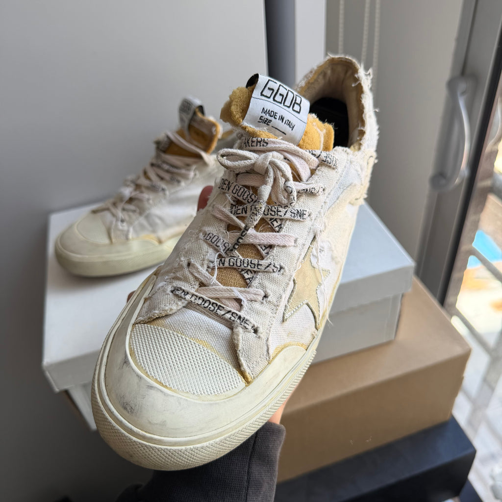 Golden Goose Superstar Cloth Sneakers White