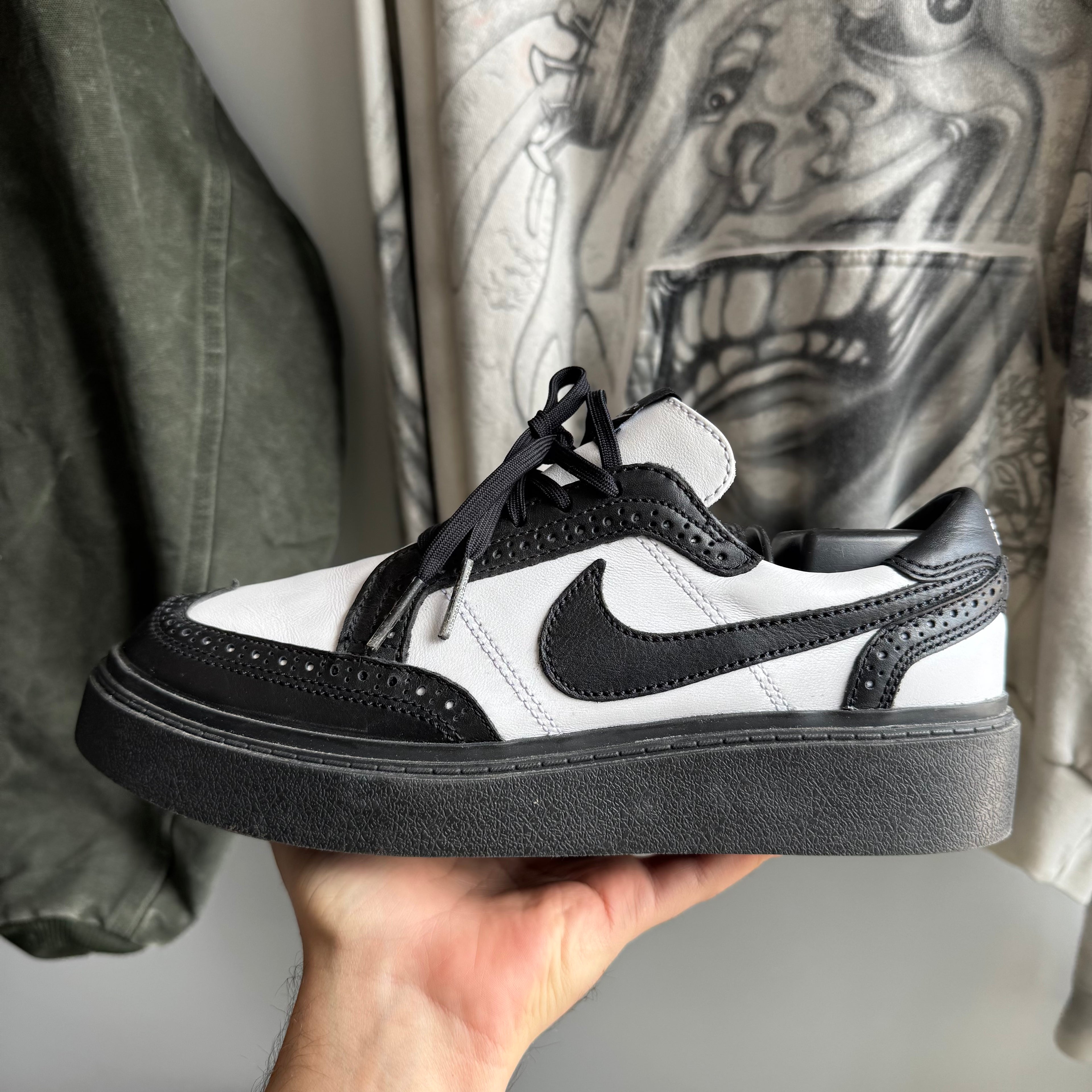 Nike x Peaceminusone Kwondo 1 G-Dragon Panda Sneakers
