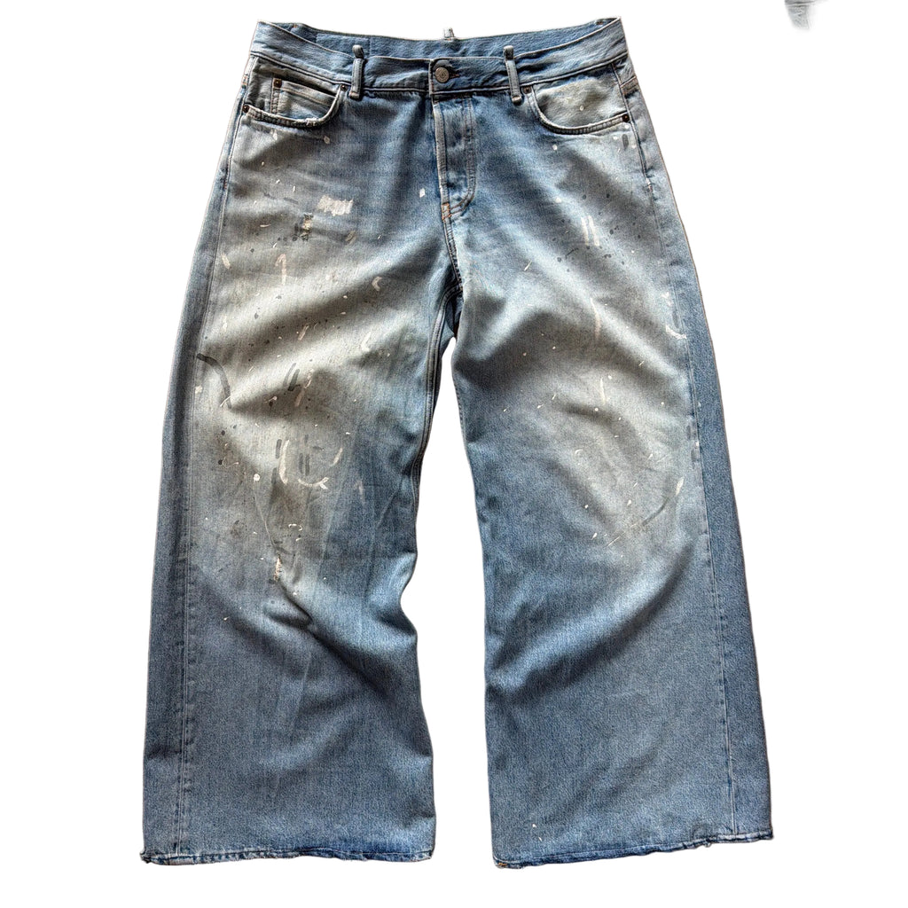 Acne Studios Wide Leg Painter Jeans “Blue”