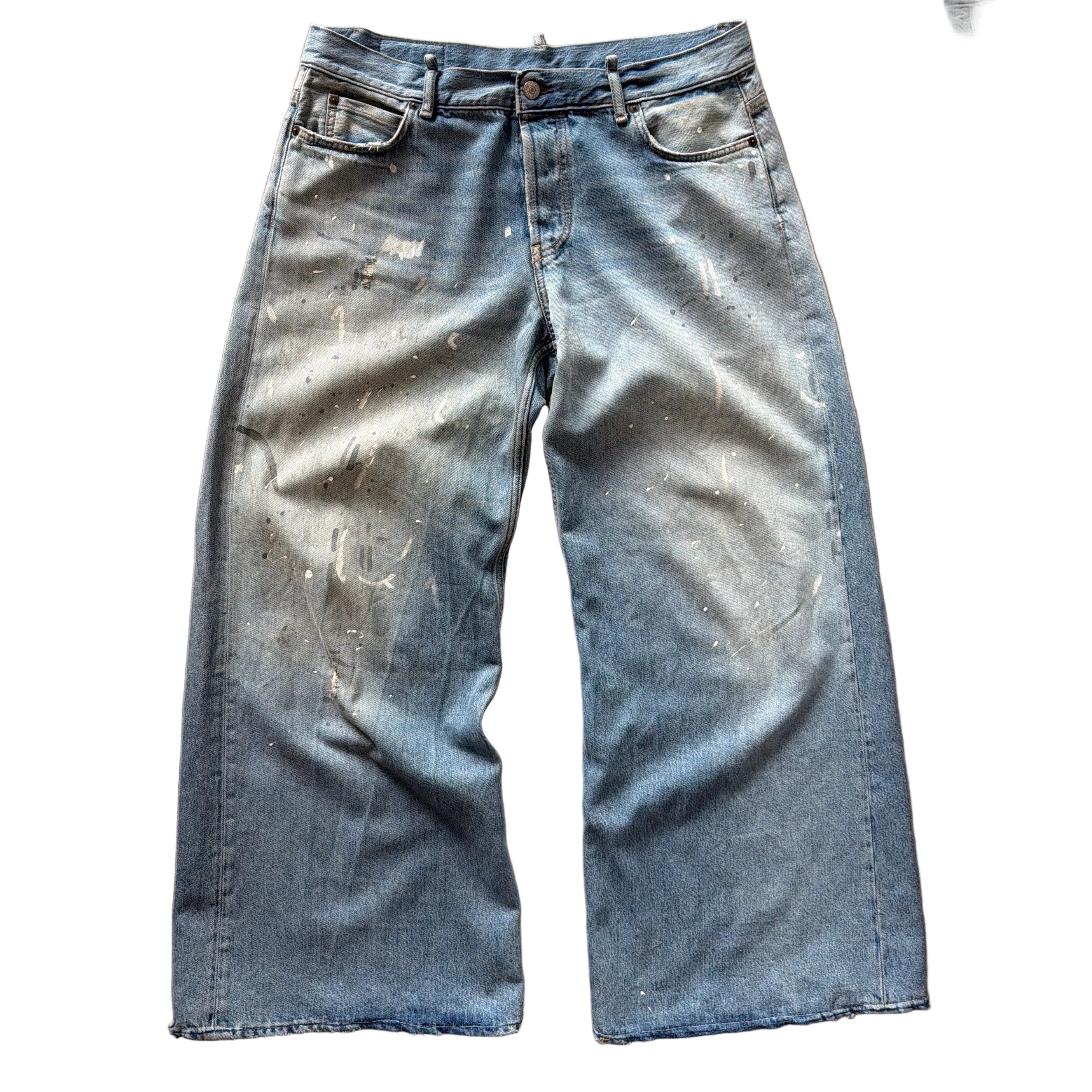 Acne Studios Wide Leg Painter Jeans “Blue”