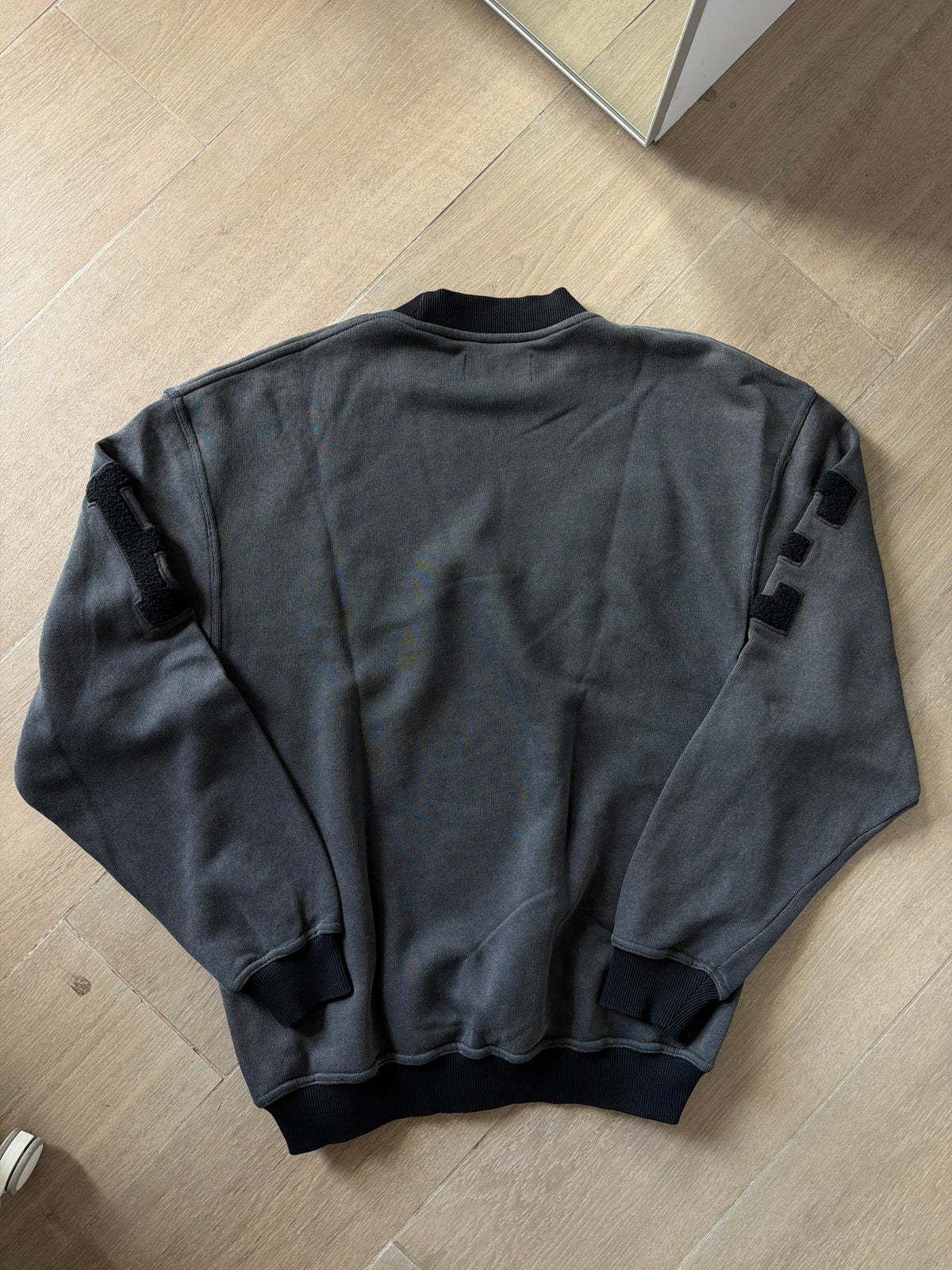 Represent Clo College Big Letter Sweater Grey (M)
