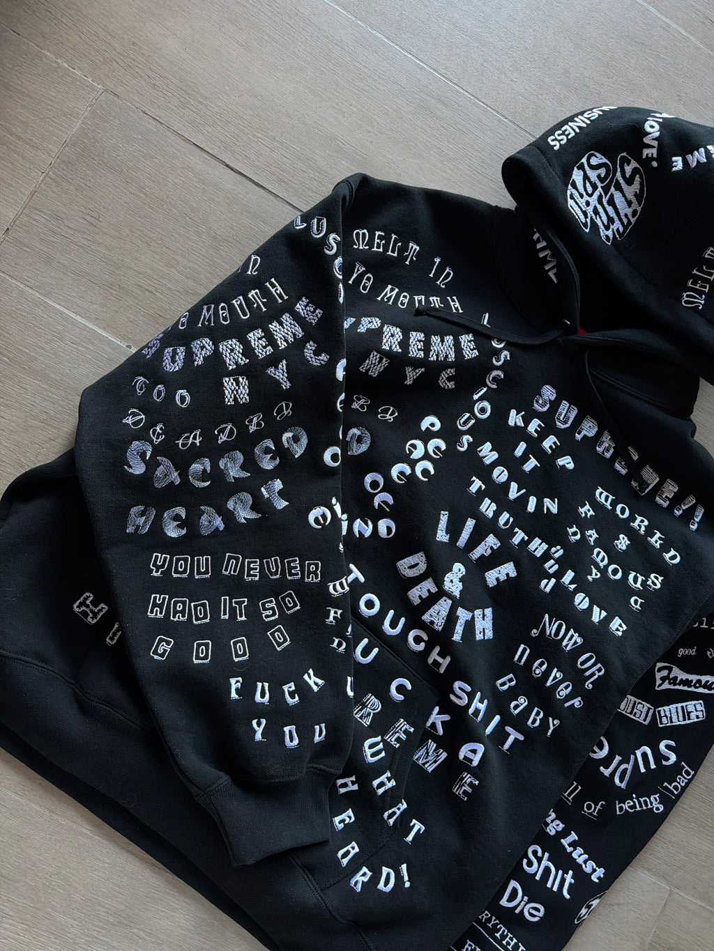 Supreme Too Deadly Hooded Sweatshirt