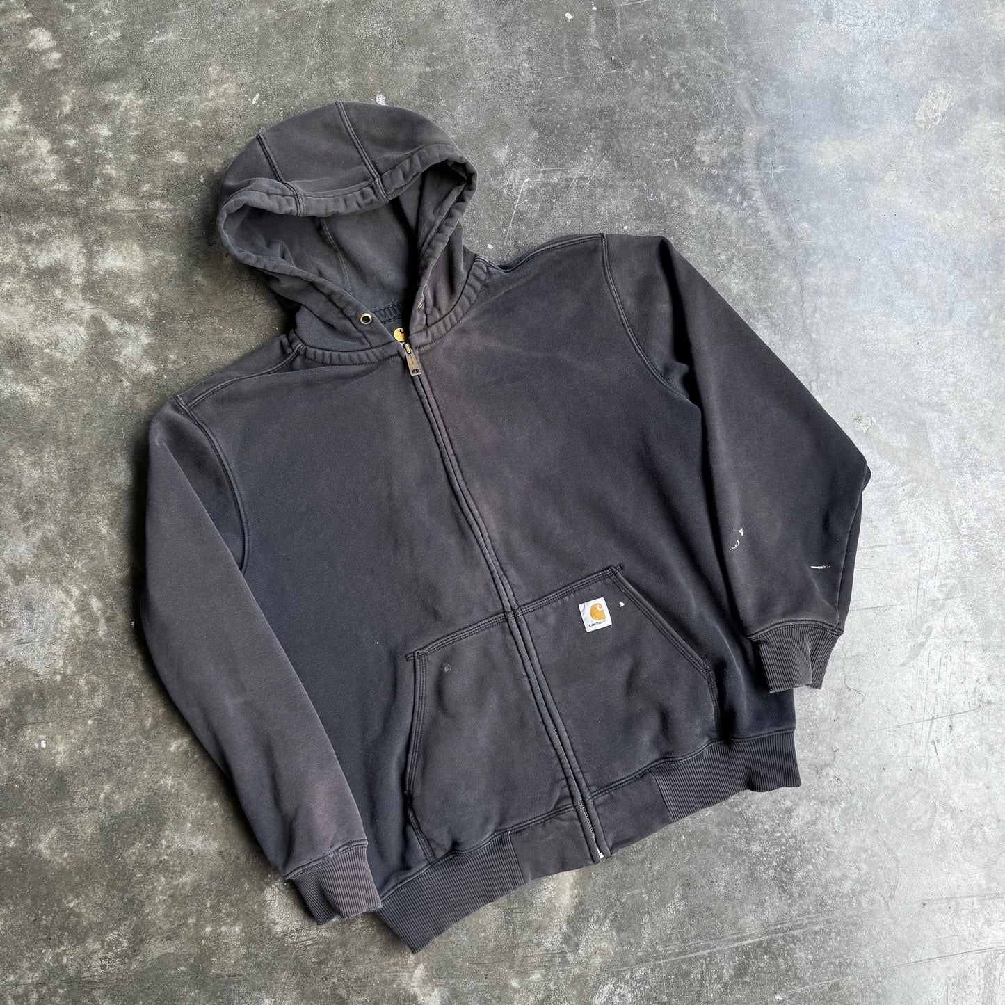 2000s Crazy Faded Carhartt Zip-Up