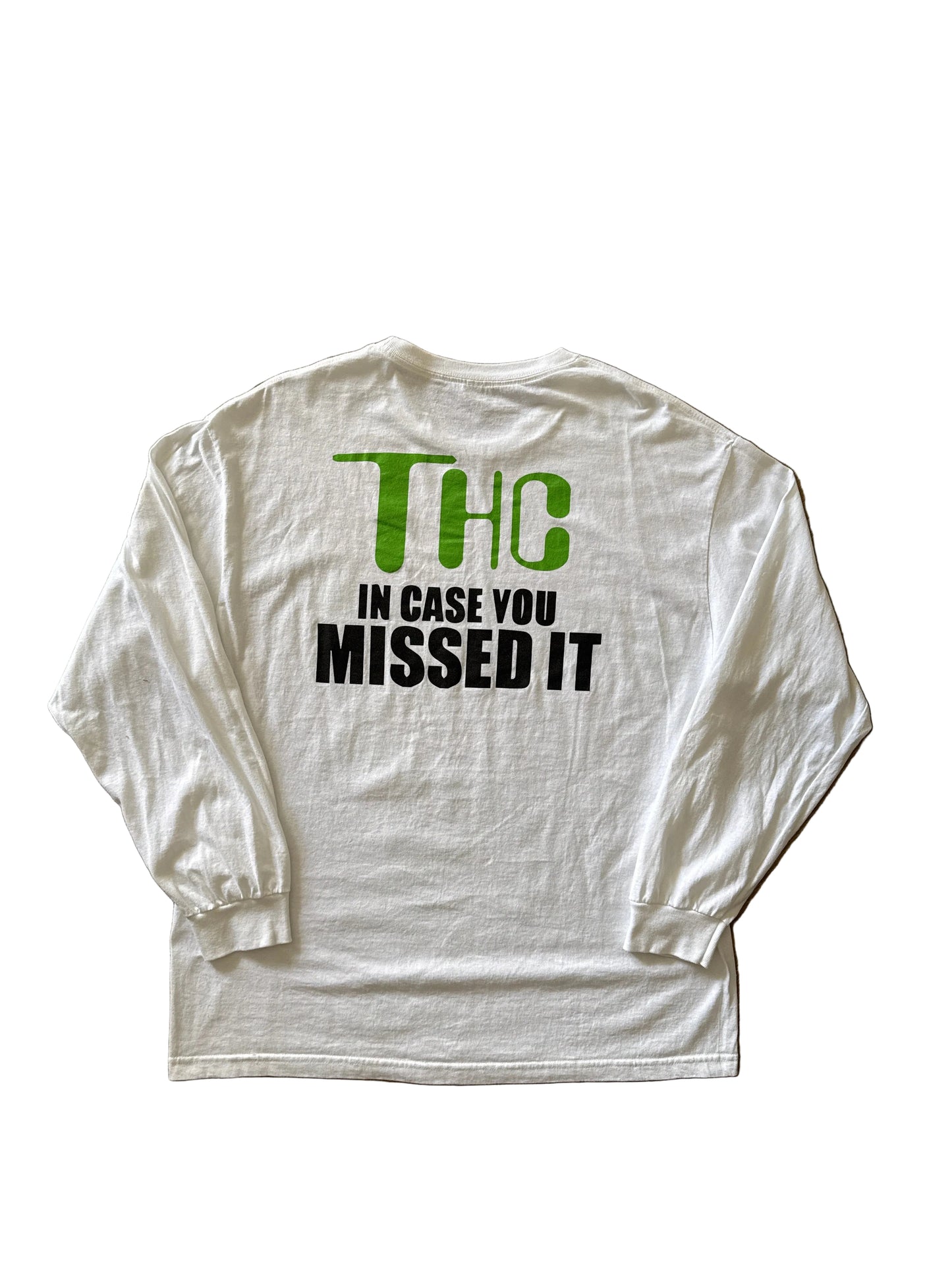 Pleasures THC Long Sleeve Tee White