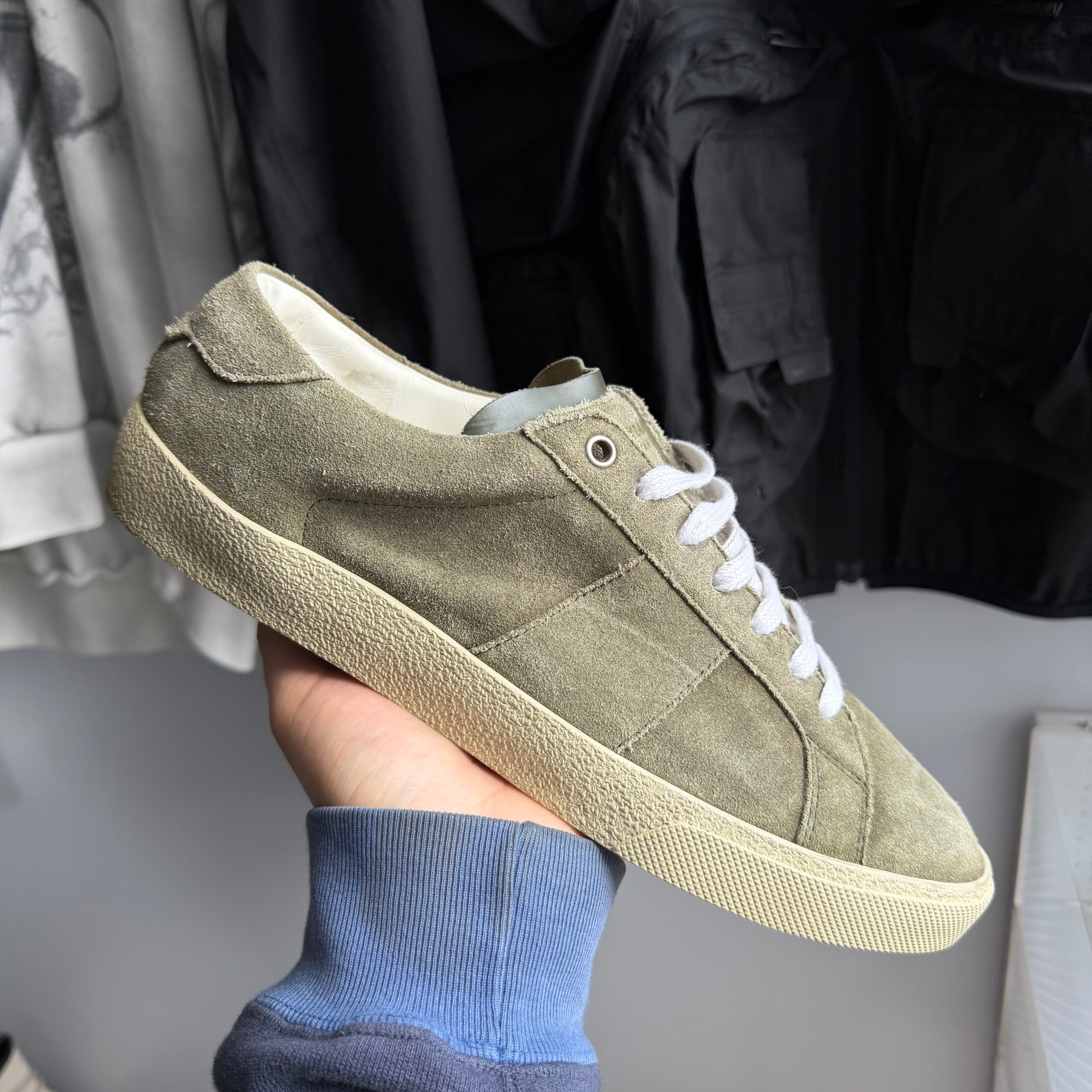 Saint Laurent Court Classic “Forest Green”