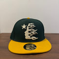 Hellstar Baseball Fitted Hat Green 7 3/8