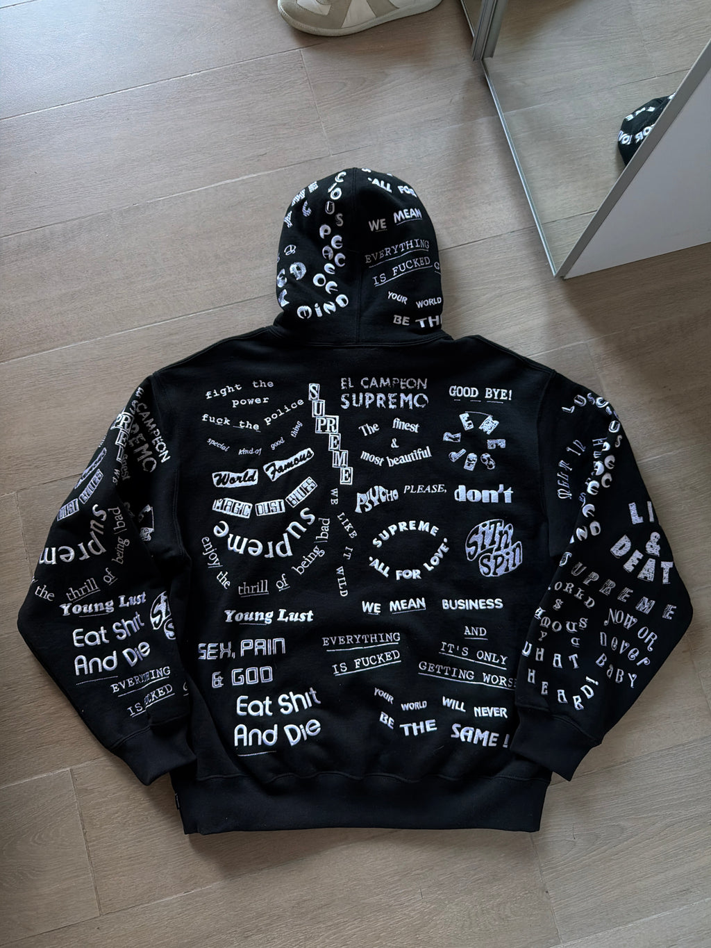 Supreme Too Deadly Hooded Sweatshirt