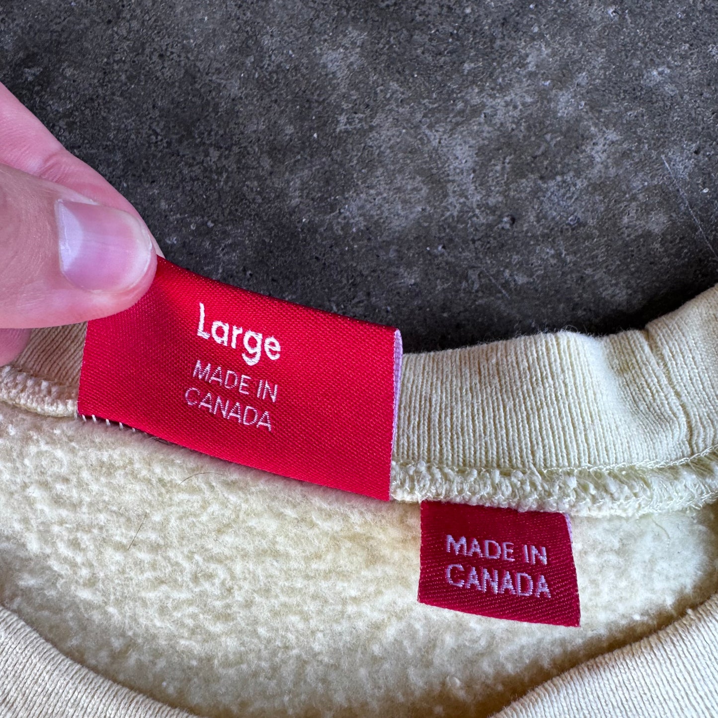 Supreme 212 Crewneck Light Yellow