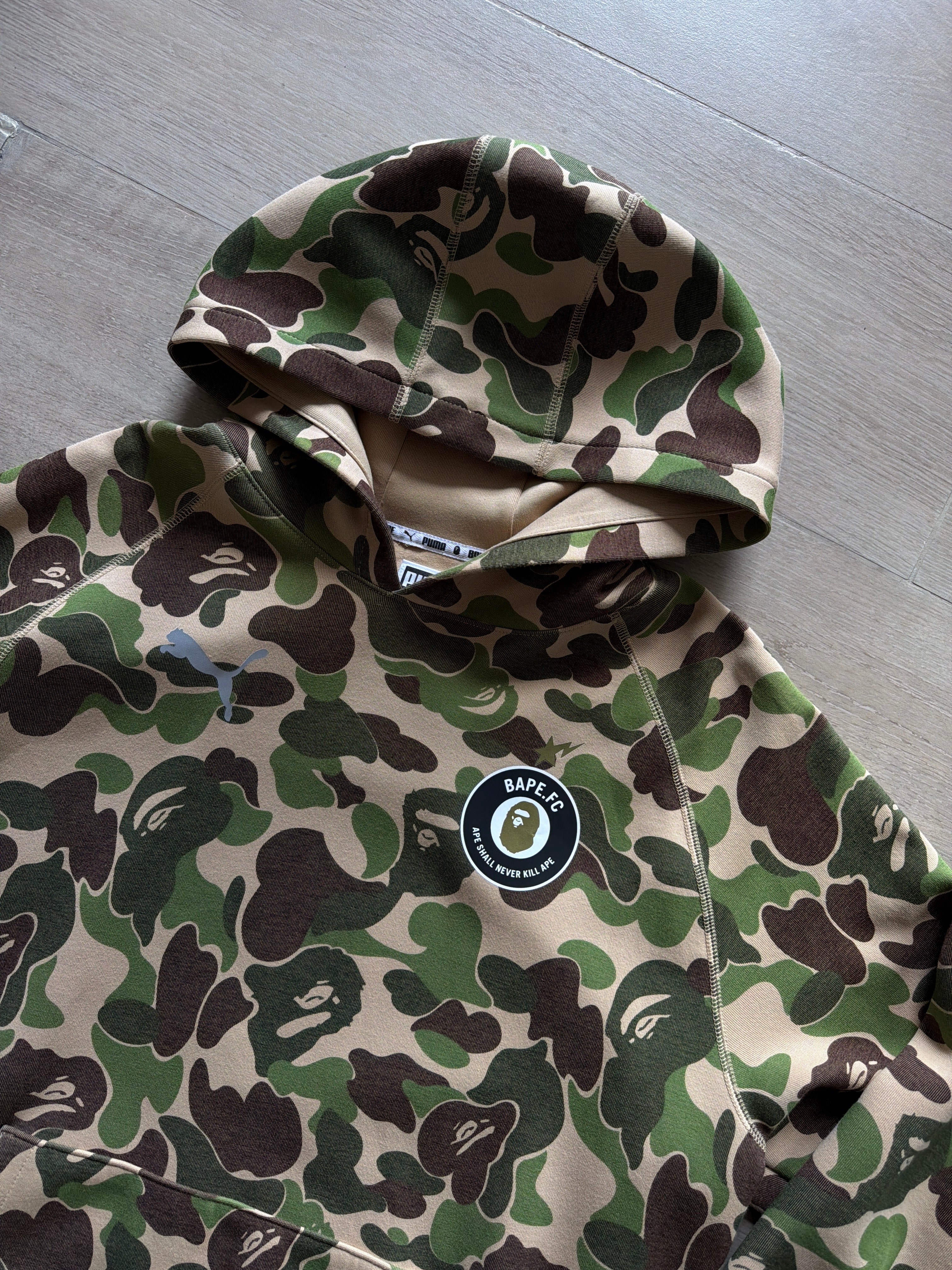 A Bathing Ape x Puma ABC Camo Hoodie