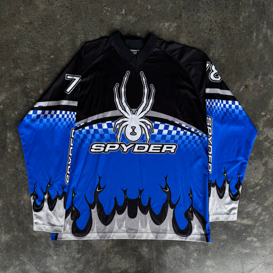 2000s Spyder Biker Jersey
