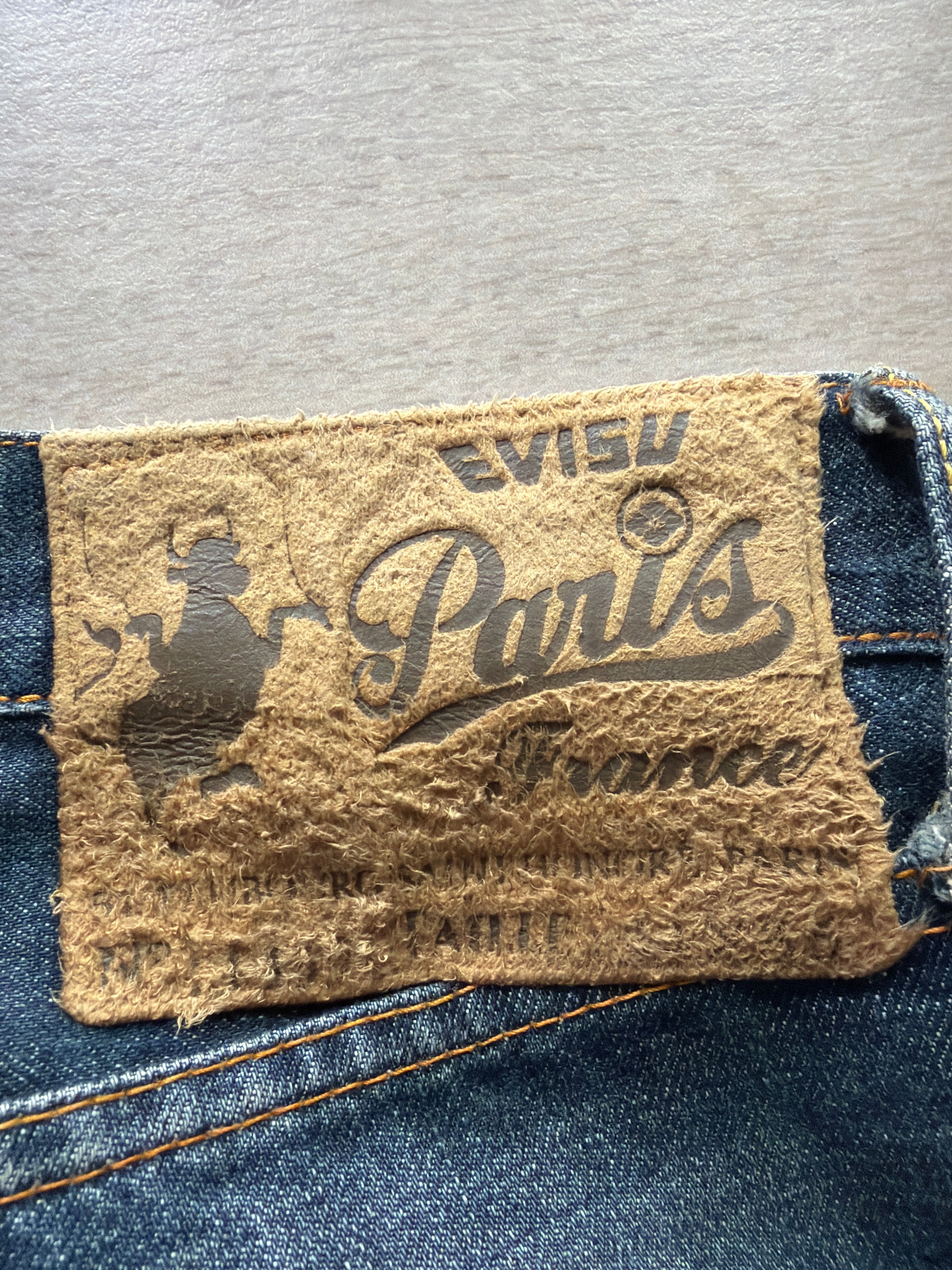 Evisu Paris Exclusive Multipacket Indigo Jeans