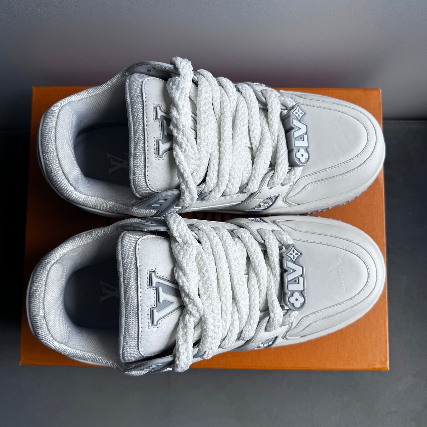 Louis Vuitton Maxi Trainer Sneaker White/Grey