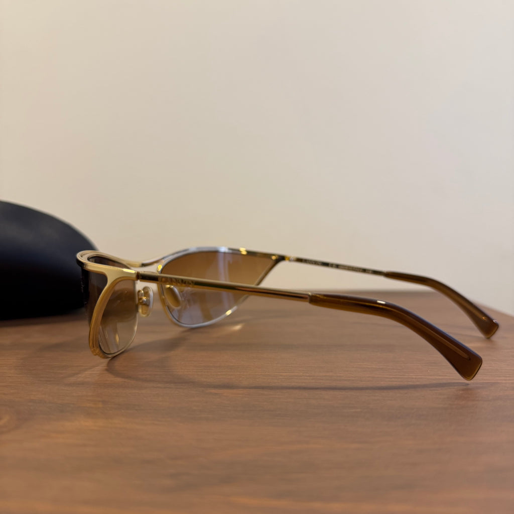 LANVIN Frame Shield Sunglasses “Gold”