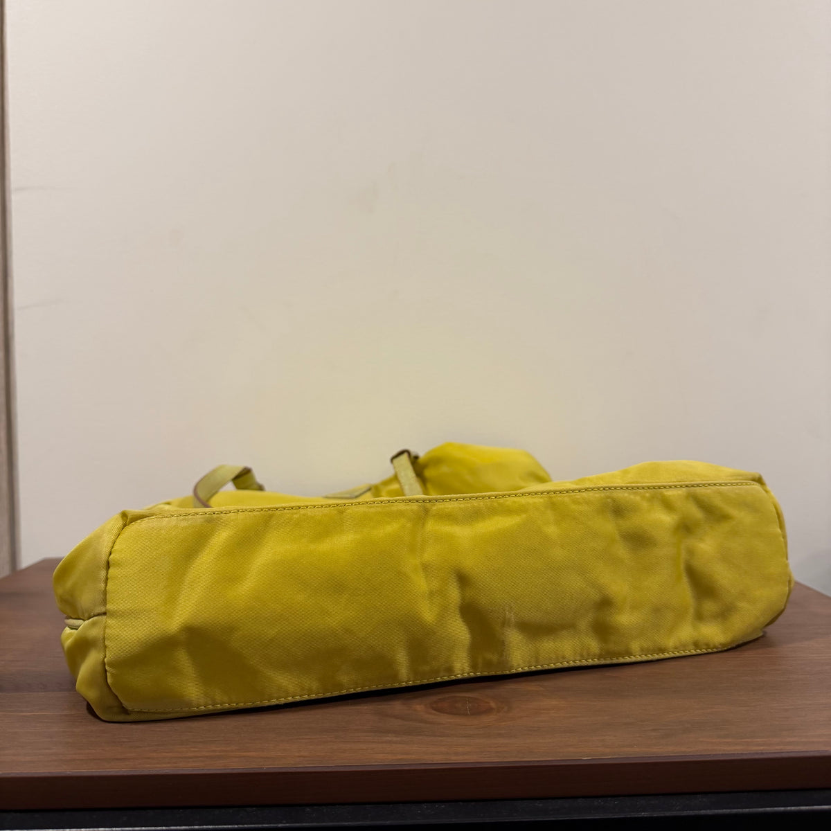 2000s Prada Giallo Yellow Nylon Bag