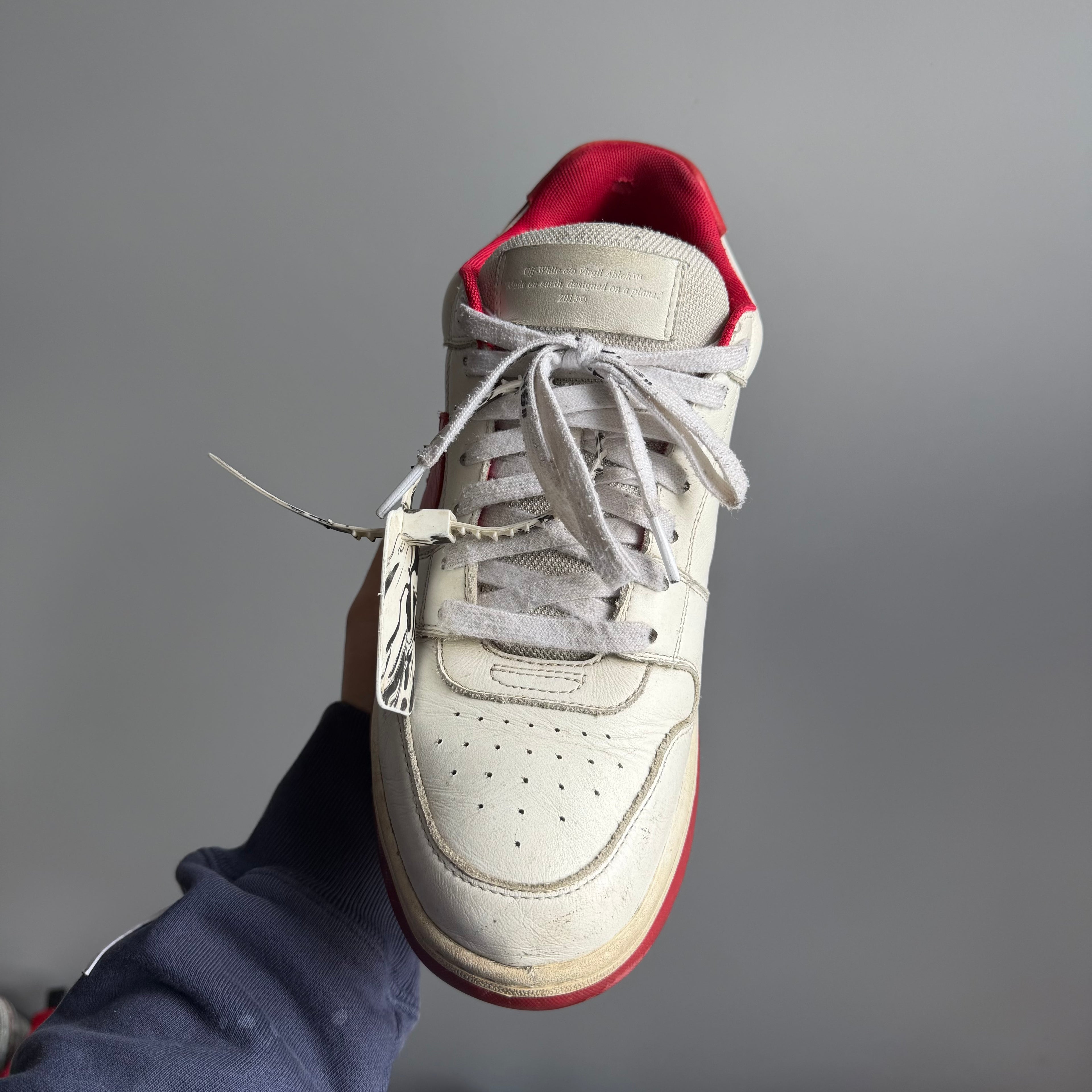 Off-White Out Of Office Sneaker OOO Red/White