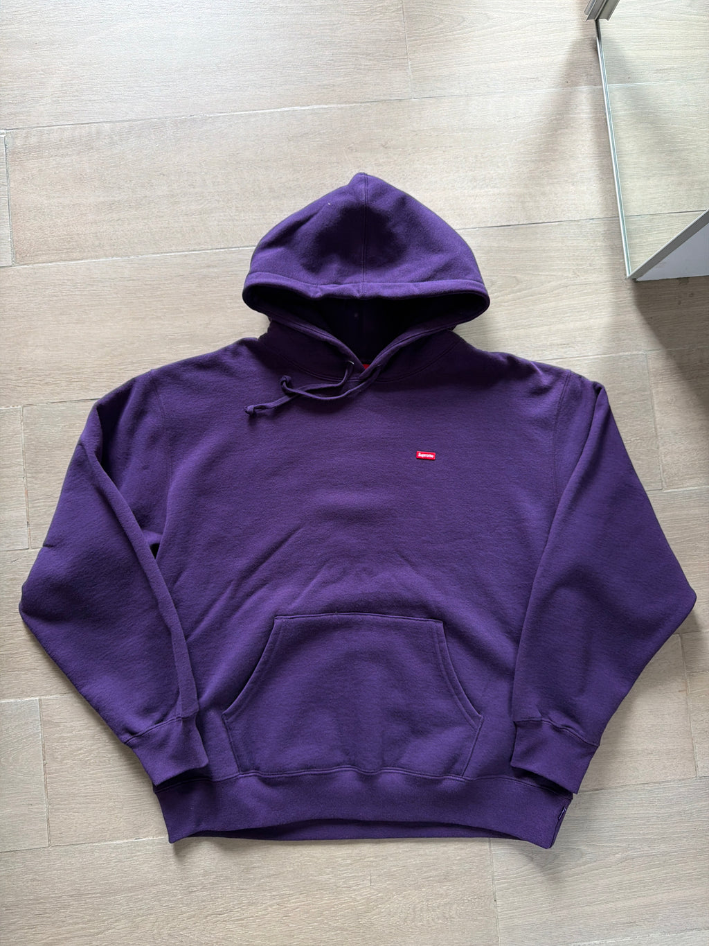 Supreme Small Bogo Hooded Sweatshirt Dark Purple (L)