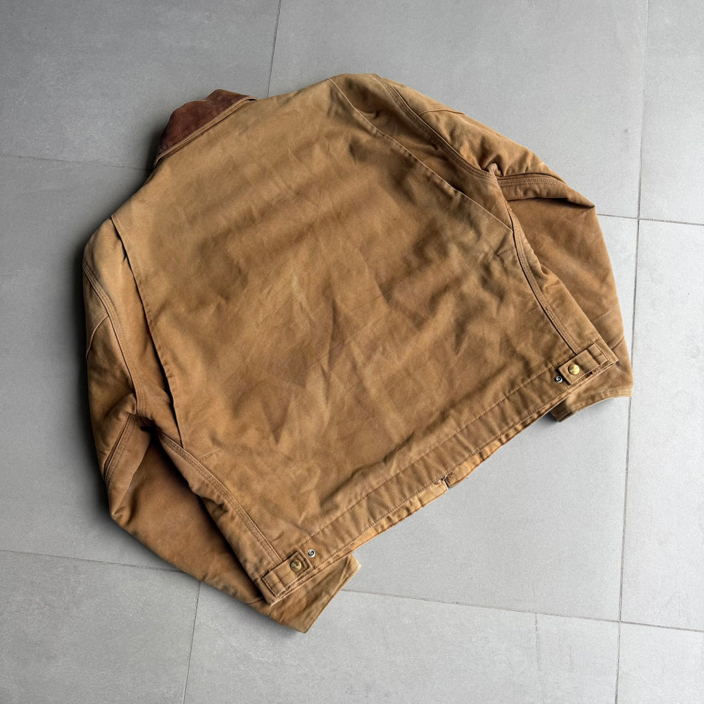 1990s Vintage Carhartt Detroit Jacket Tan “Sellen”