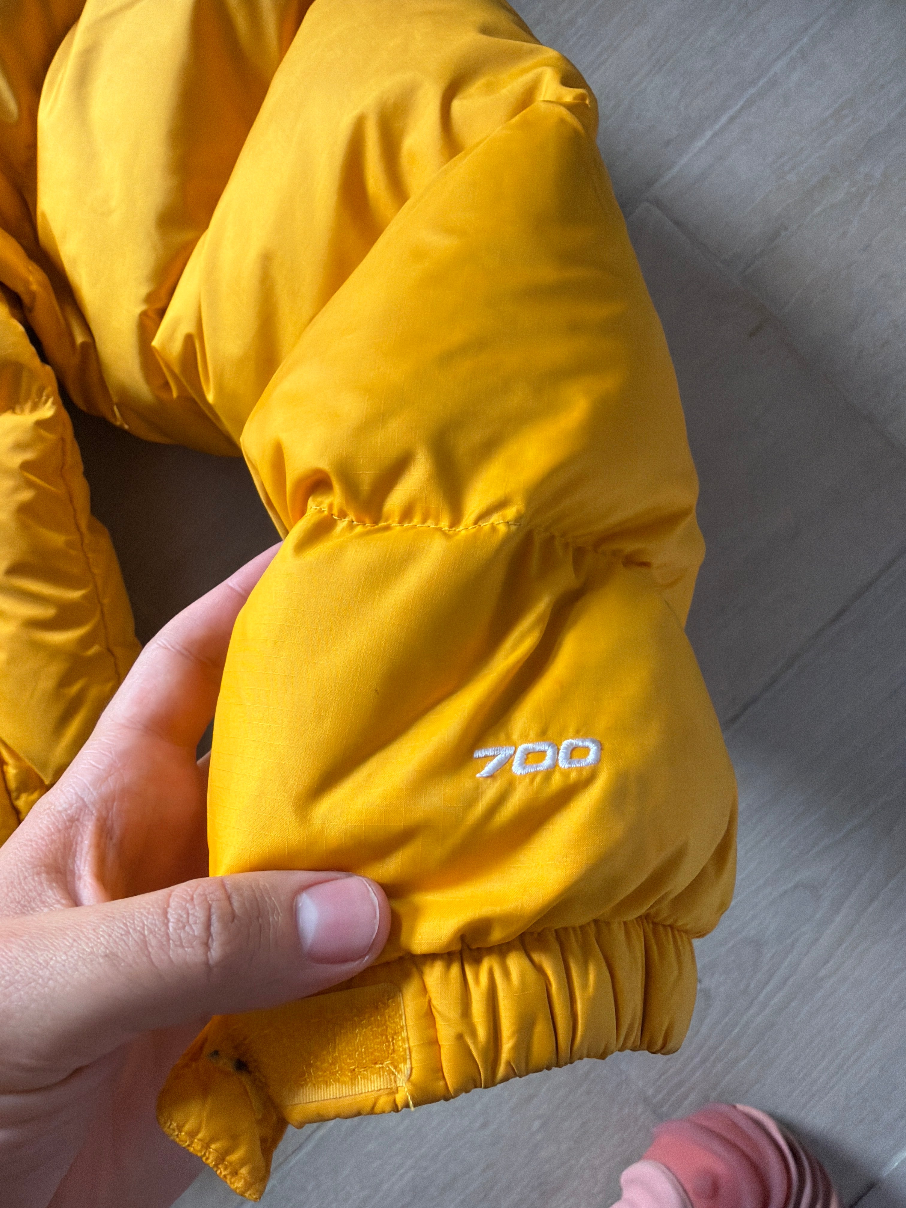 The North Face Nuptse 700 Yellow/Black