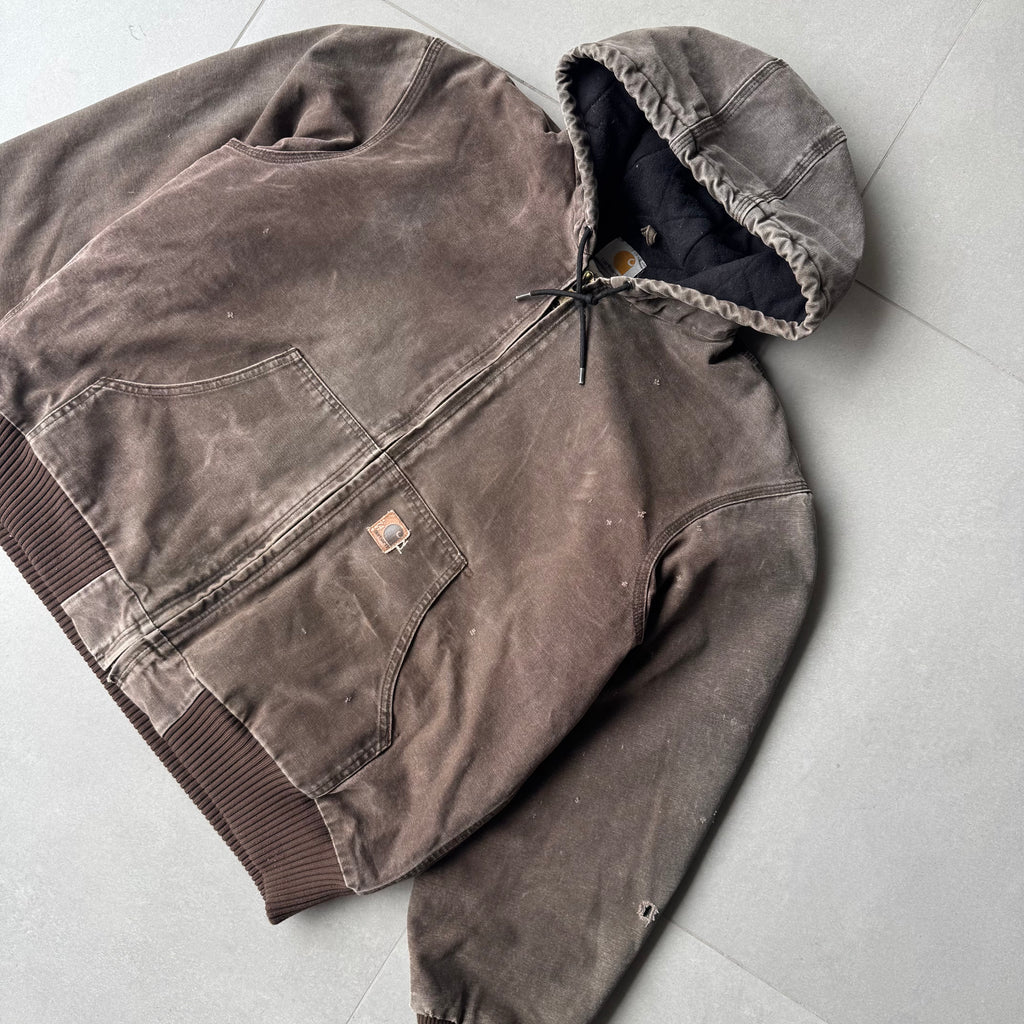 2004 Carhartt Hooded Work Jacket “Brown”