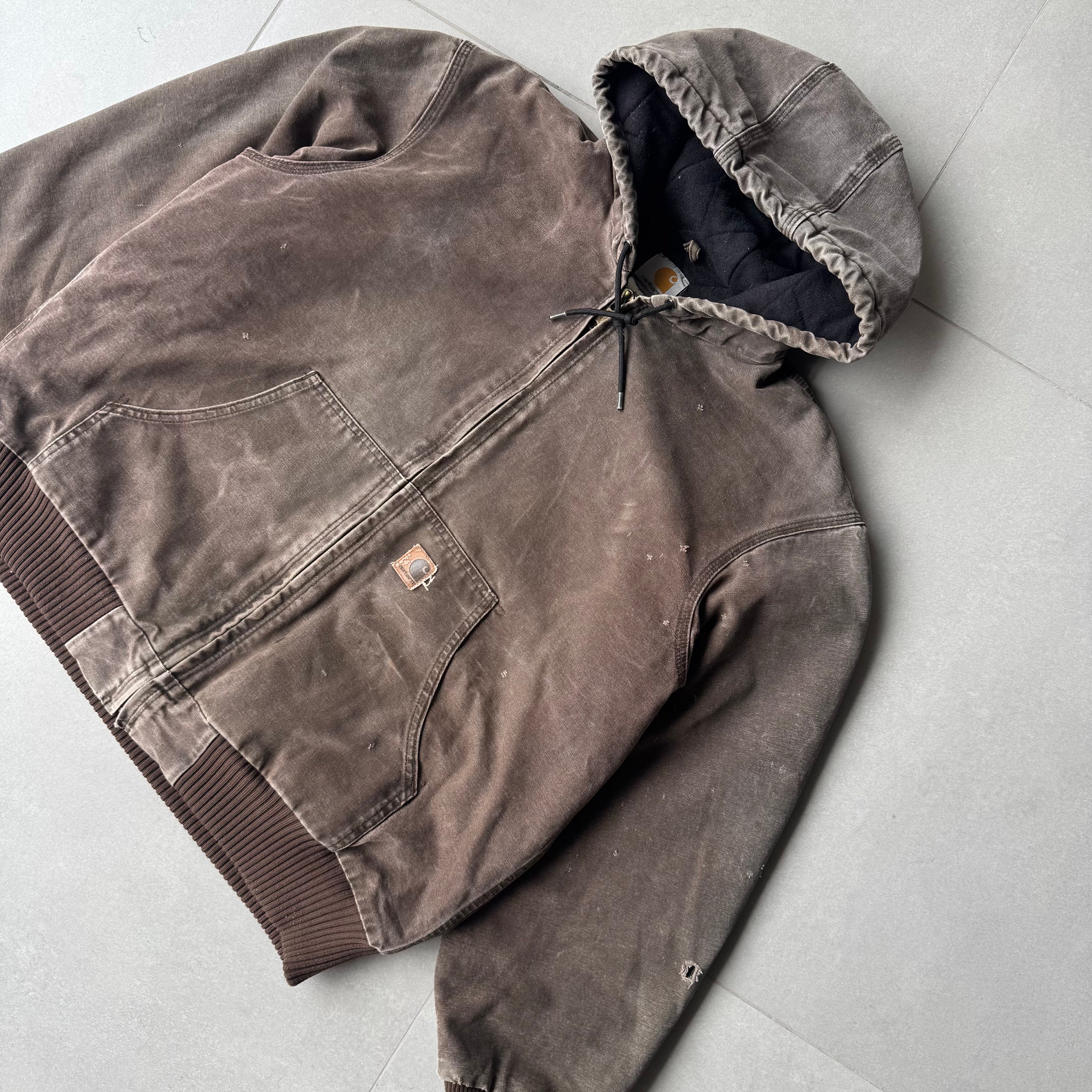 2004 Carhartt Hooded Work Jacket “Brown”