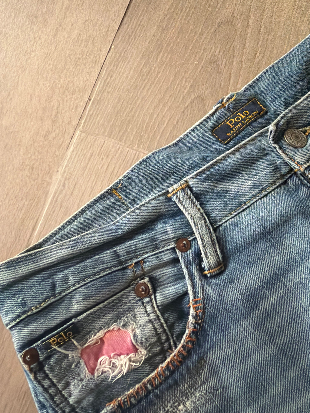 Polo Ralph Lauren Sullivan Slim Distressed Jeans (32w)