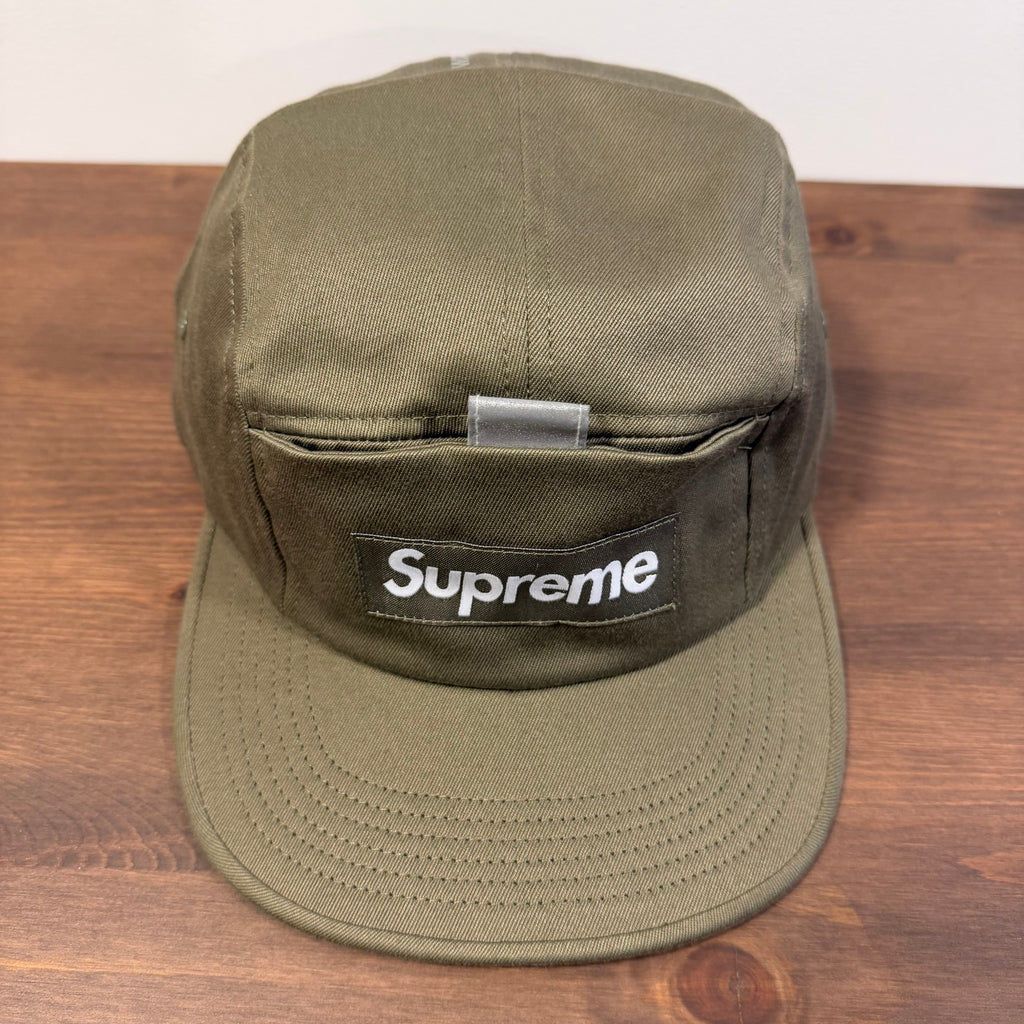 Supreme Reflective Tab Pocket Camp Cap Olive