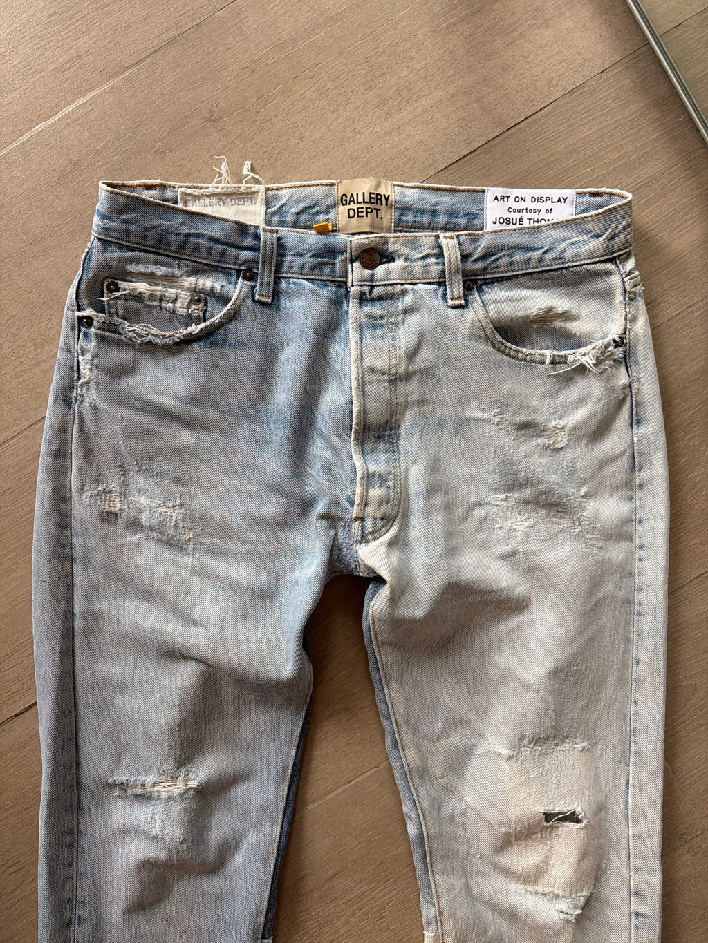 Gallery Dept. Two Face LA Flare Denim “Vintage Blue” (32w)
