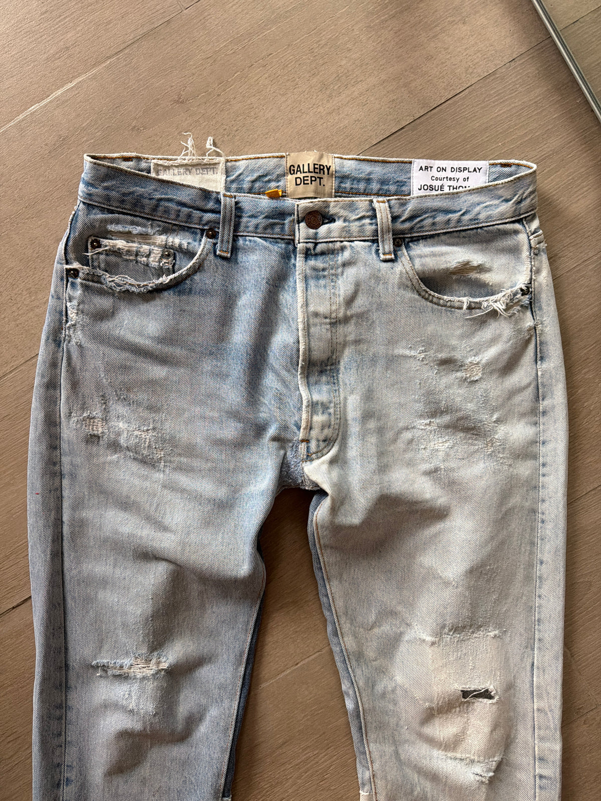 Gallery Dept. Two Face LA Flare Denim “Vintage Blue” (32w)
