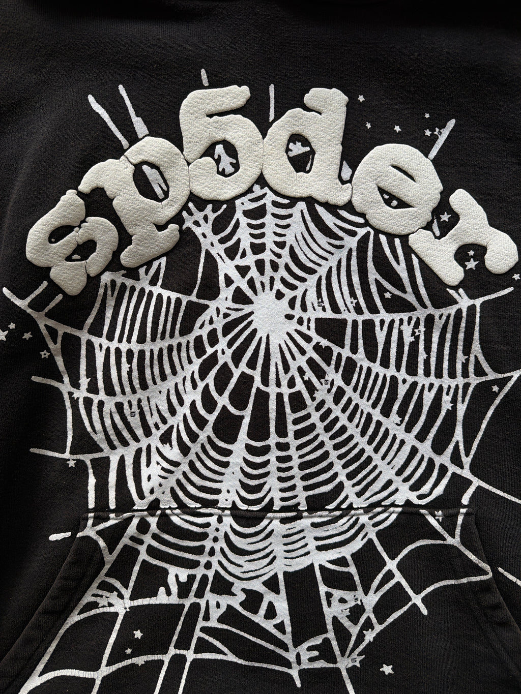 Sp5der OG Web Hoodie Black (L)
