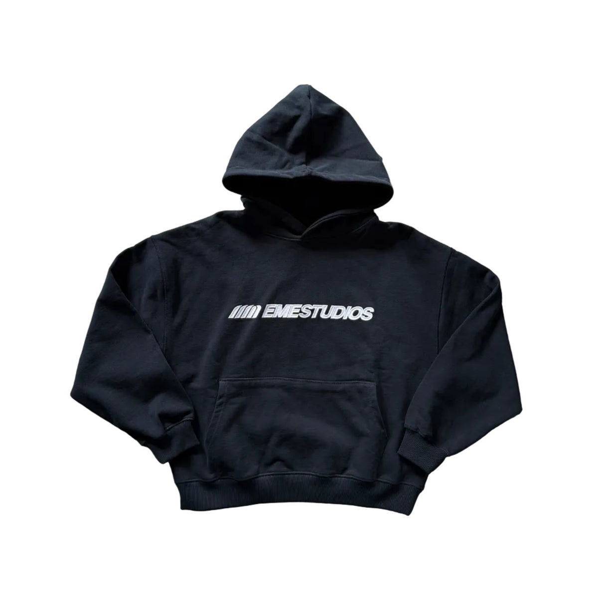 Eme Studios Metro Navy Oversized Hoodie (S)