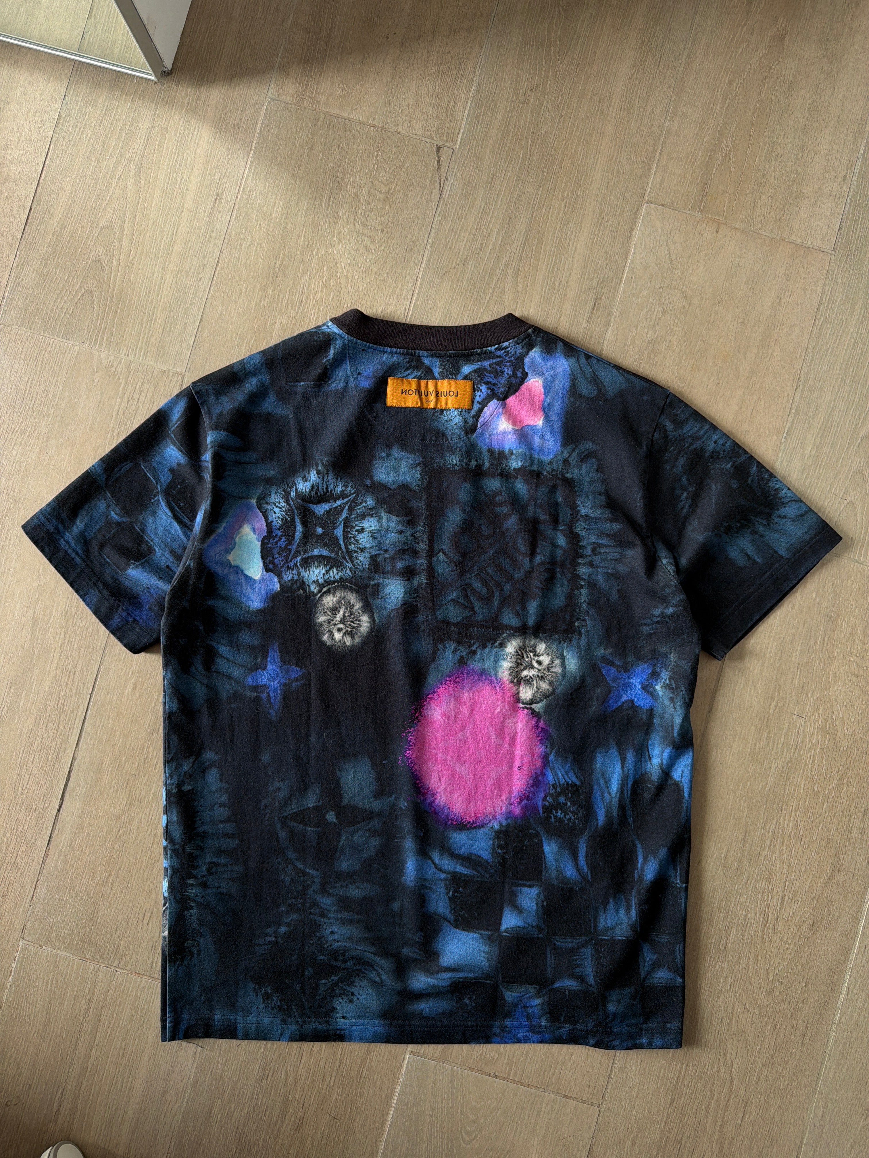 Louis Vuitton Digital Print Tee Blue