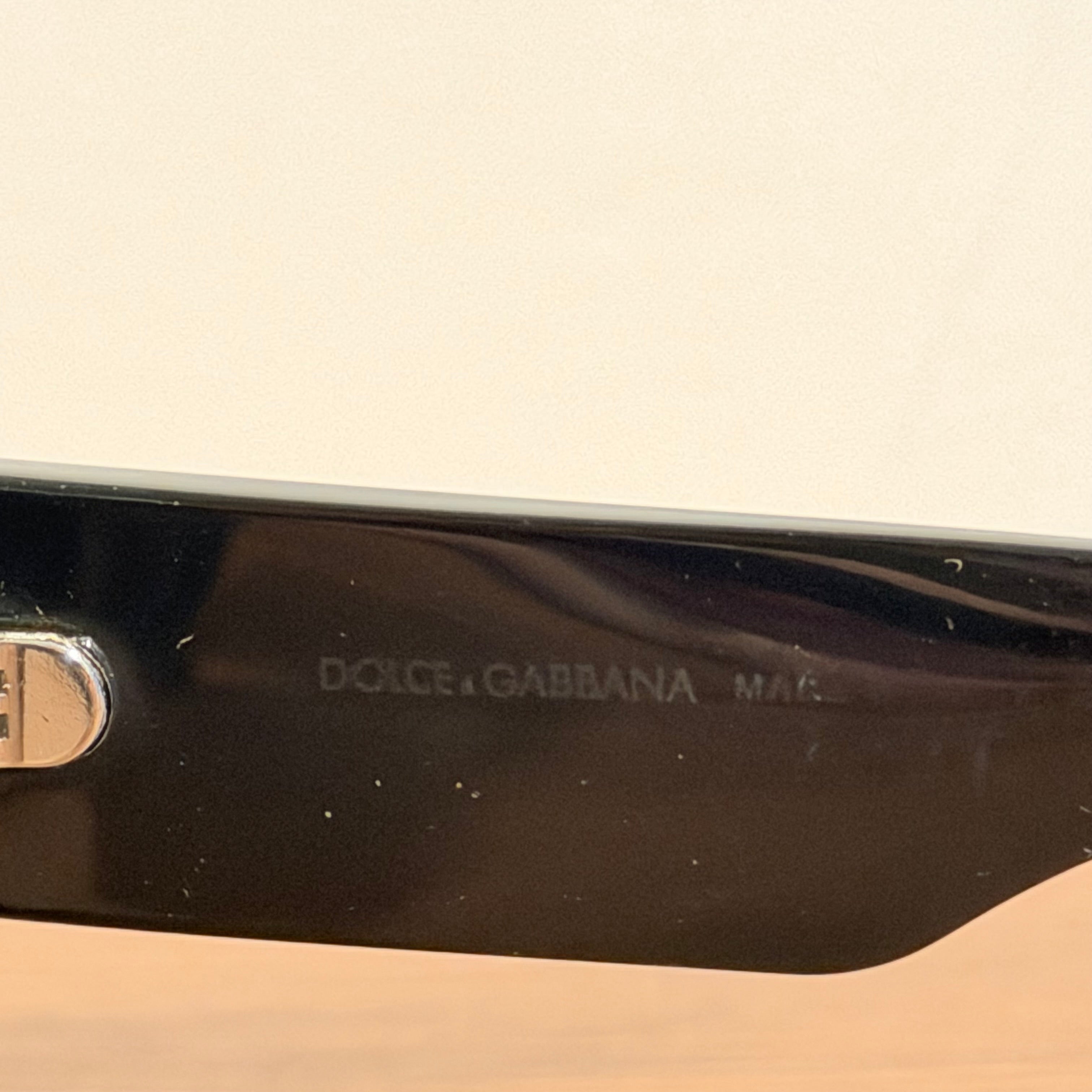 Dolce & Gabanna DG Crossed Sunglasses Black