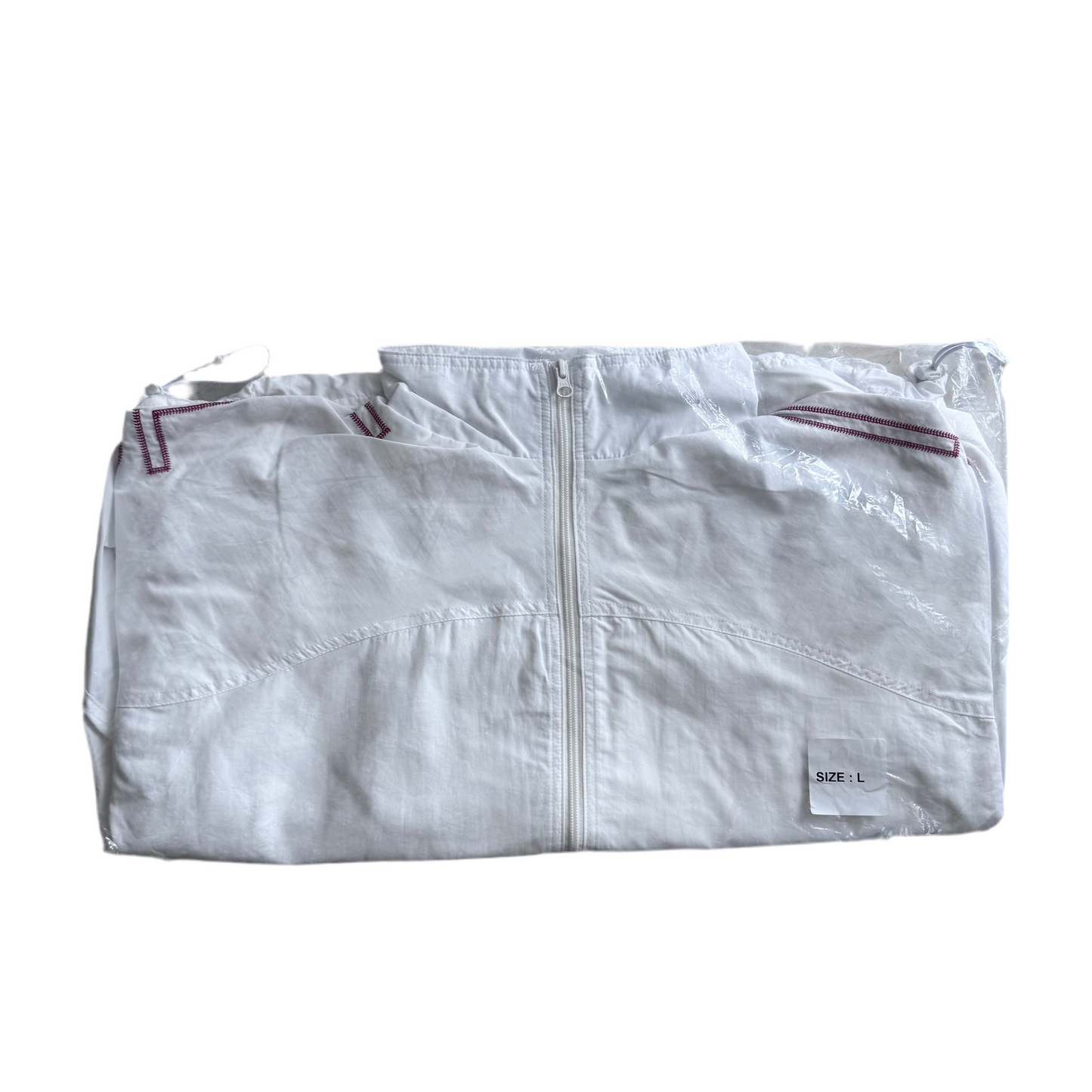 Supreme Embroidered Track Jacket White