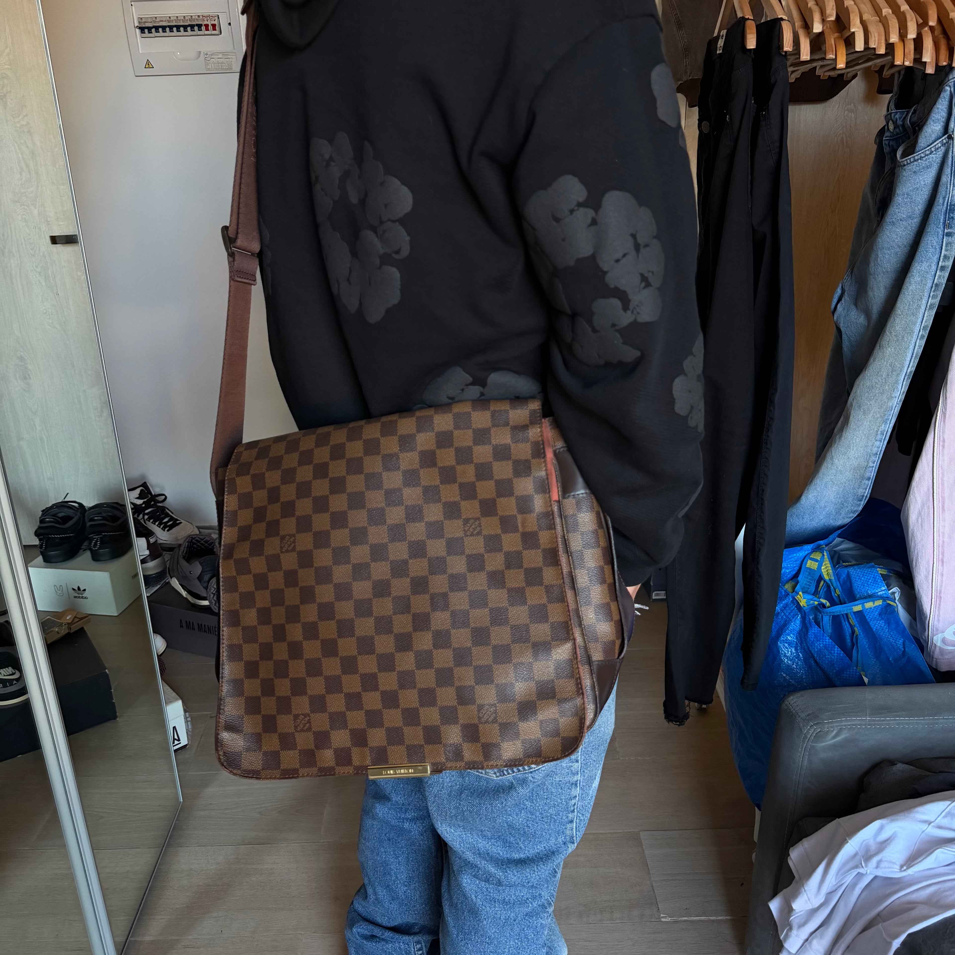 Louis Vuitton Damier Ebene Bastille Messenger Bag