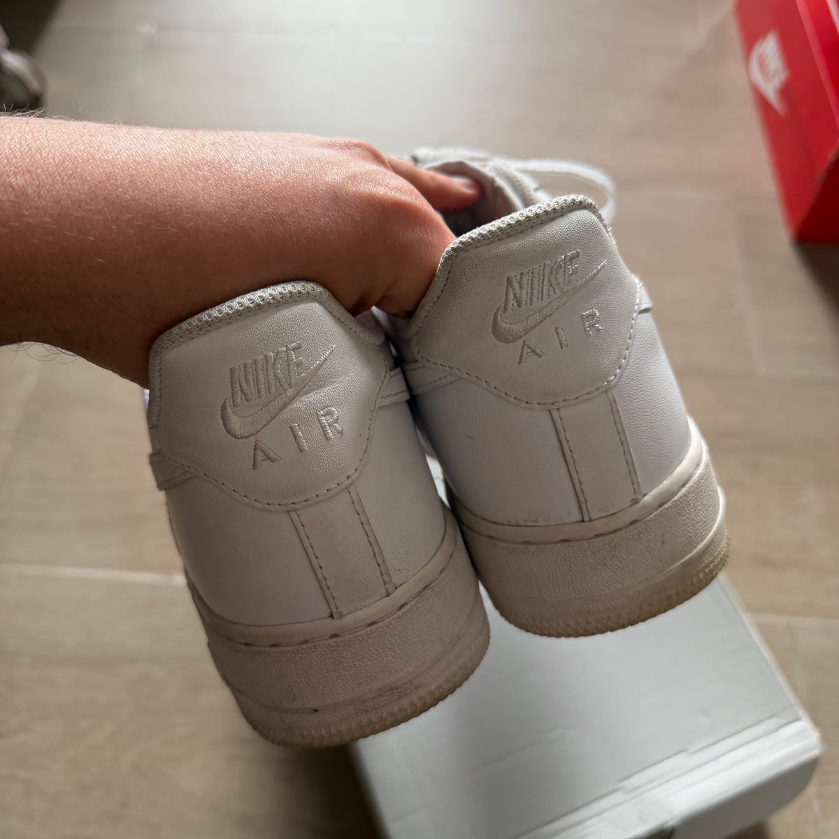 Nike Air Force 1 Low 07’ Triple White (9.5US)