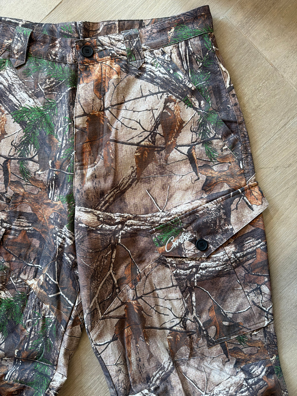 Corteiz Guerrillaz Real Tree Cargo Pants