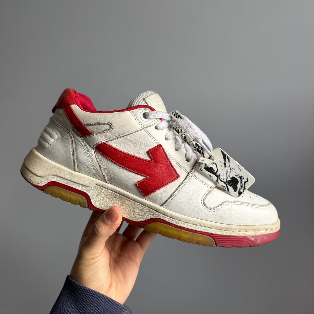 Off-White Out Of Office Sneaker OOO Red/White