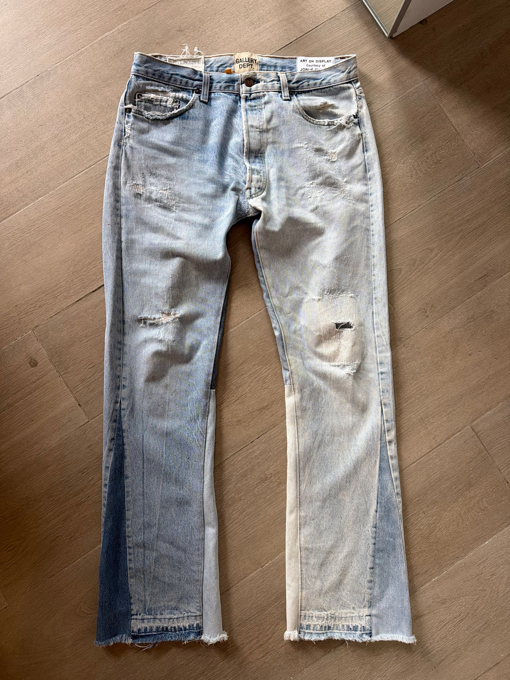 Gallery Dept. Two Face LA Flare Denim “Vintage Blue” (32w)